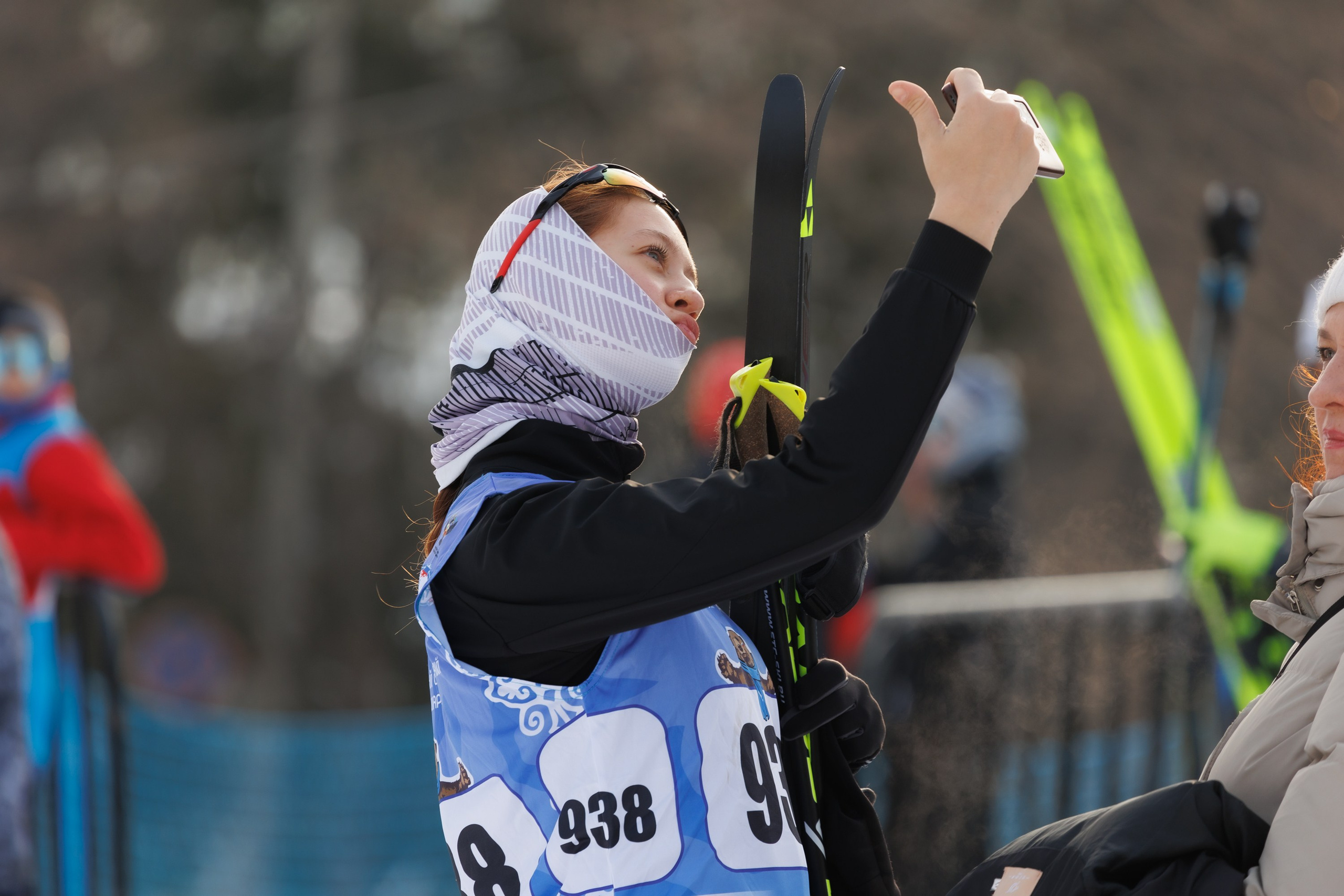 XXVII Сахалинский лыжный марафон. Фотограф Анастасия Зубкова