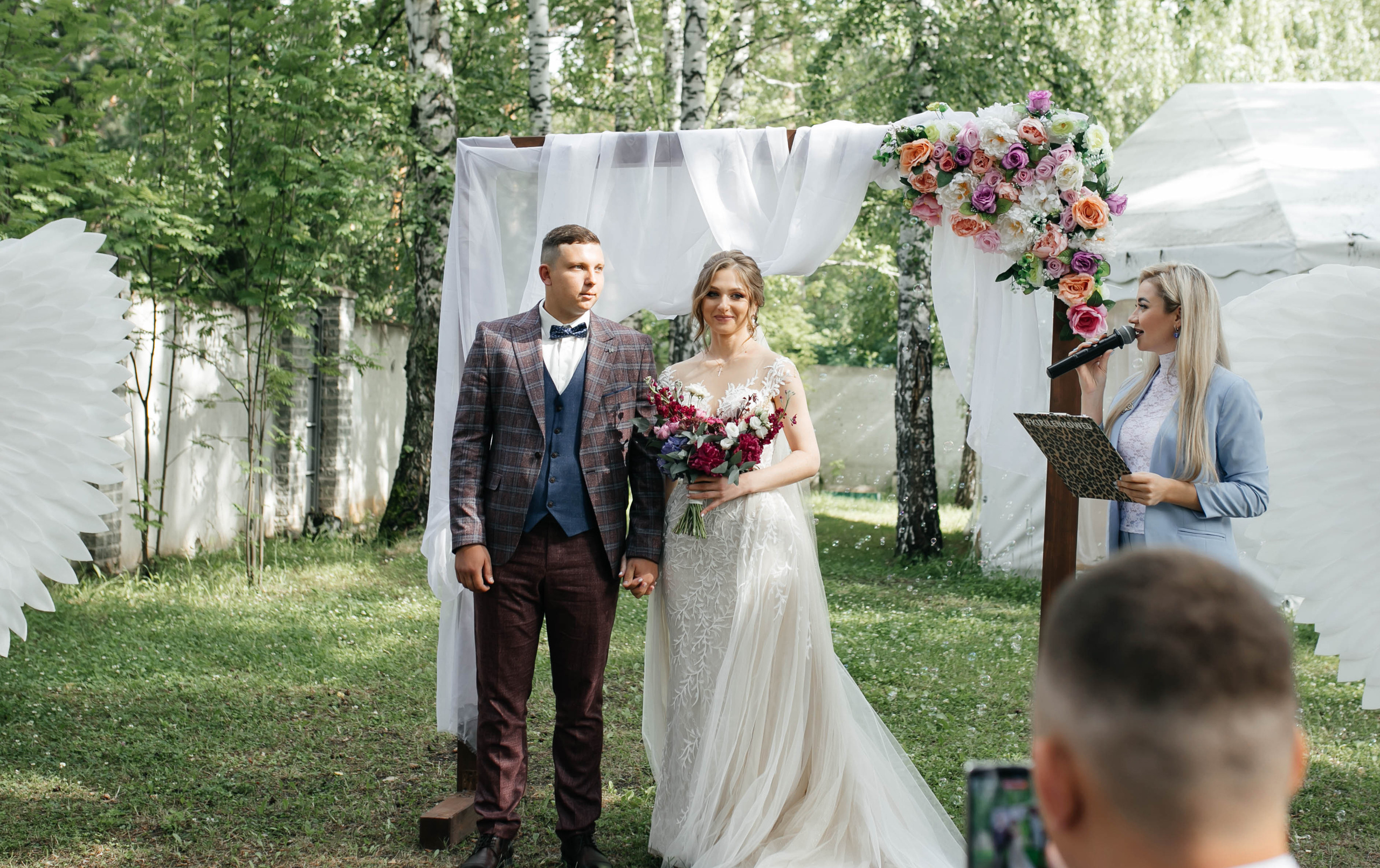 Свадебная история Татьяны и Андрея. Пион рубинового цвета…. Свадебный и семейный фотограф Рассказова Виктория