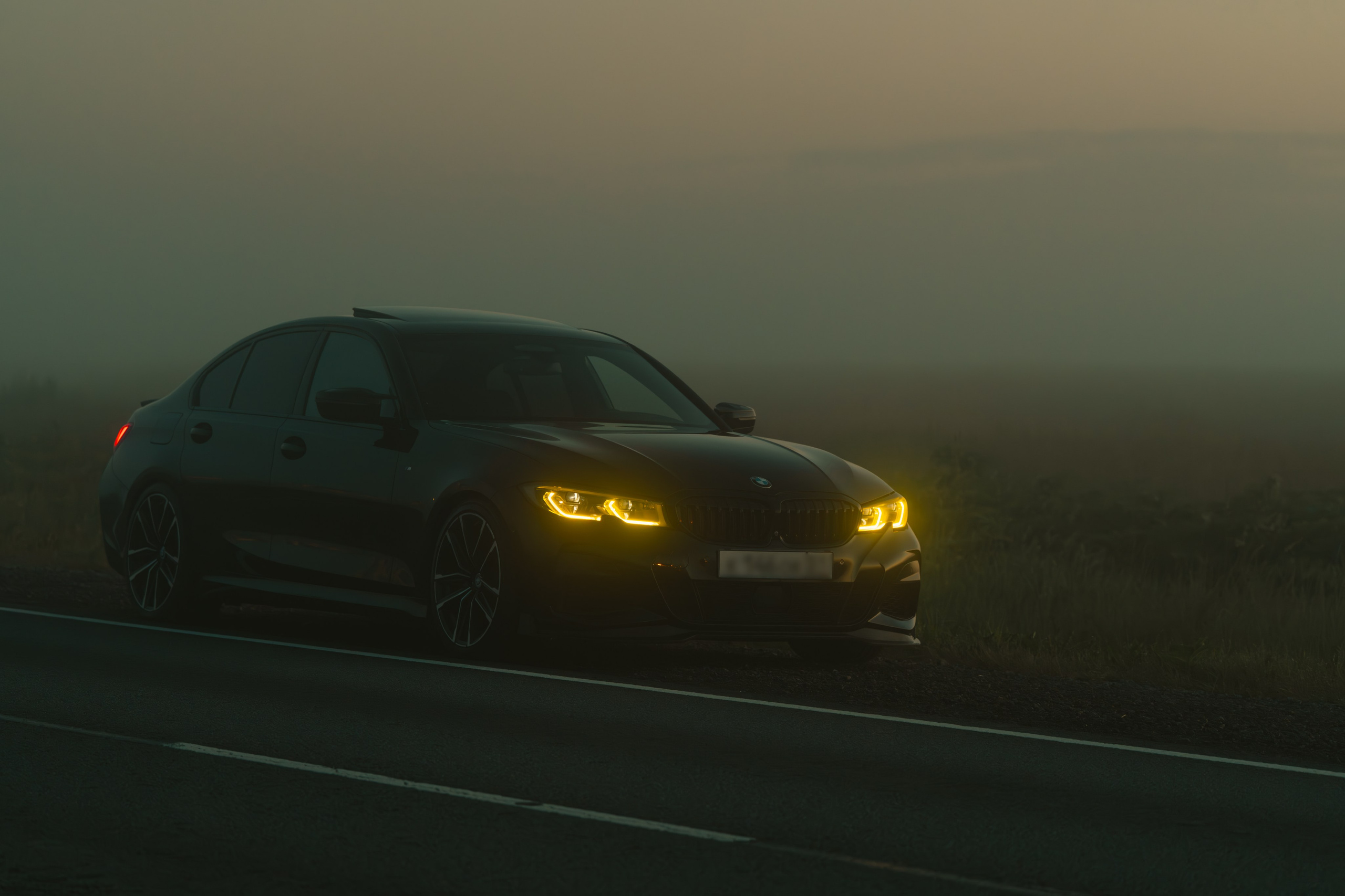 BMW 3 Series Night ed. Автомобильный фотограф в Санкт-Петербурге