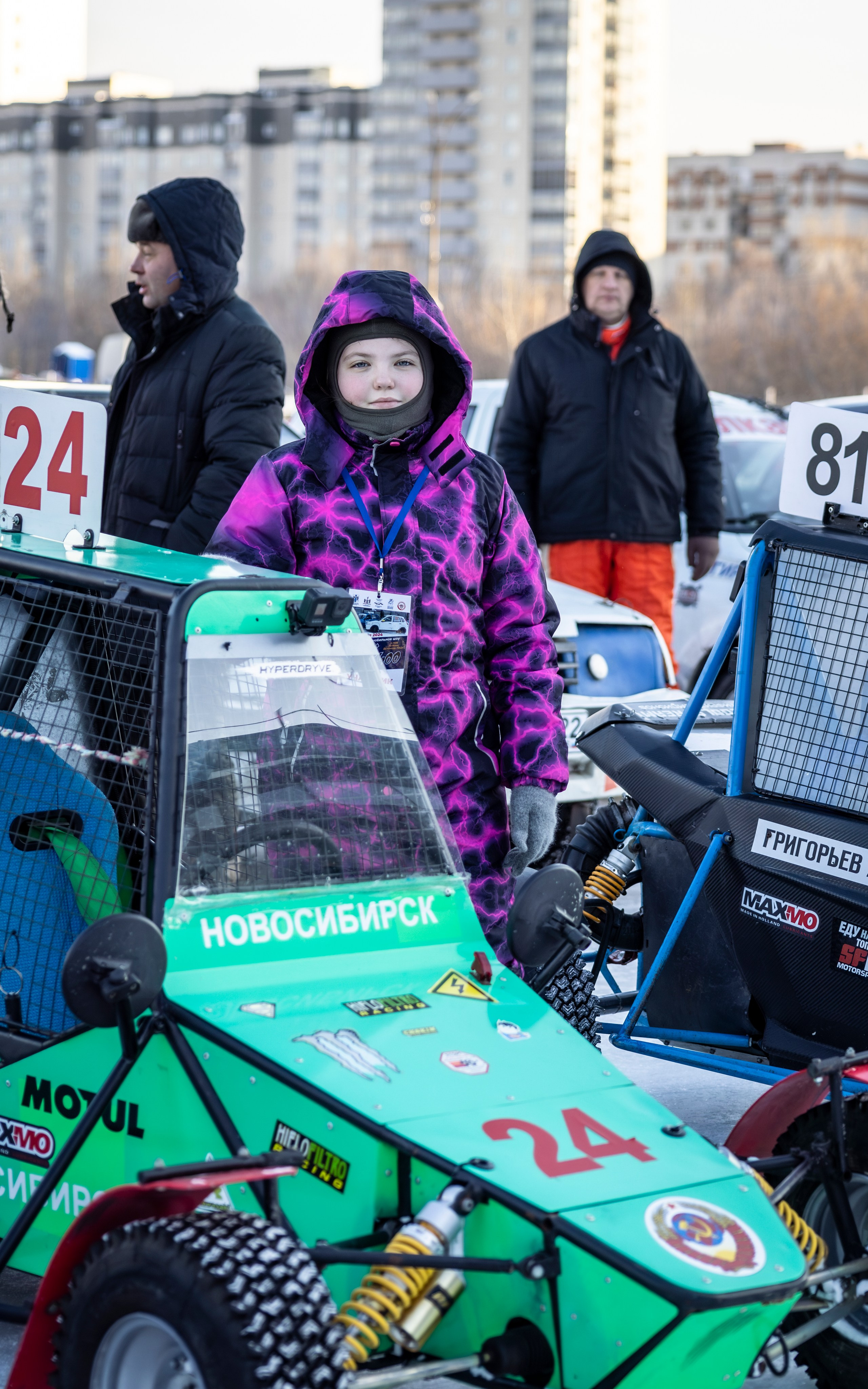 Автогонки «Трек 400» на льду. Bertran Ordo