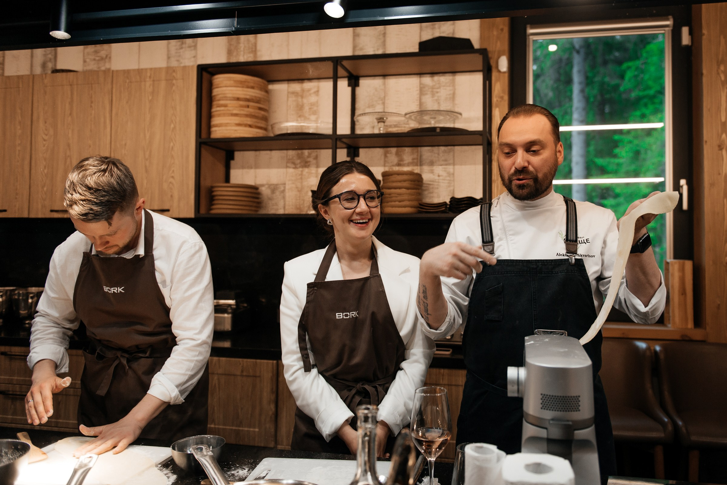 свадебный ужин в ресторане Чаща в Охта парке