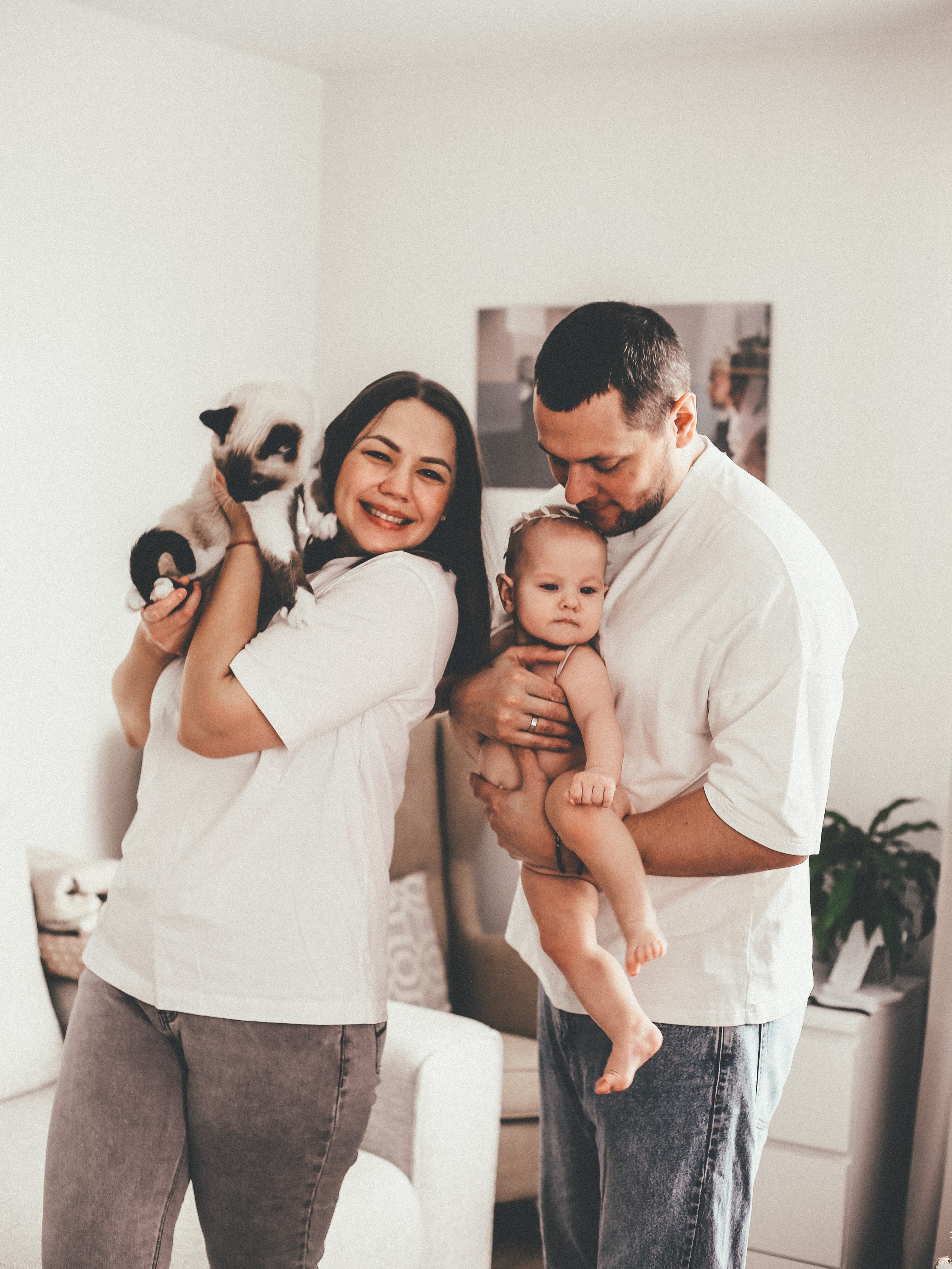 Илья, Таня и Ева. Семейный фотограф в Москве и МО Варвара Шаранова