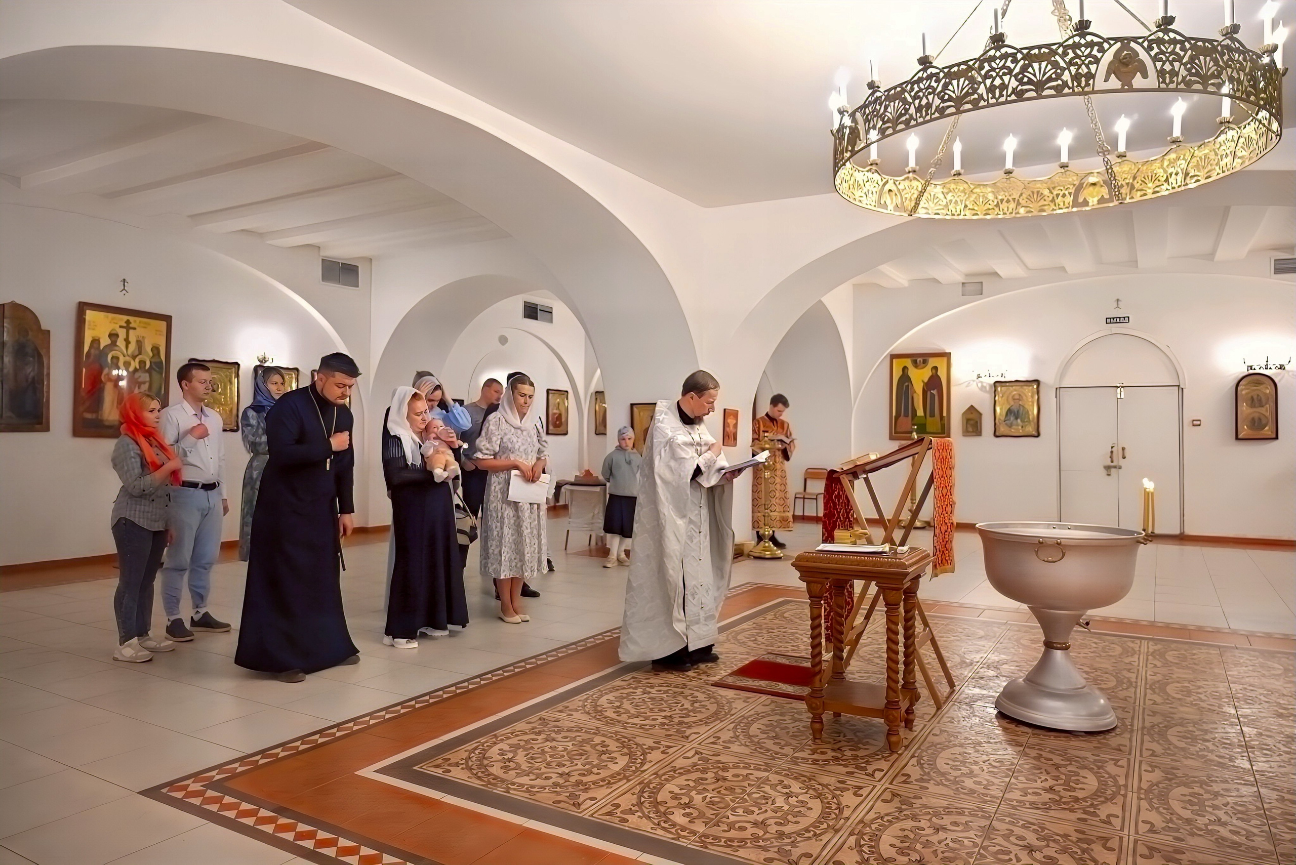 Крещение Бутово отец Андрей. Семейный и детский фотограф Москва