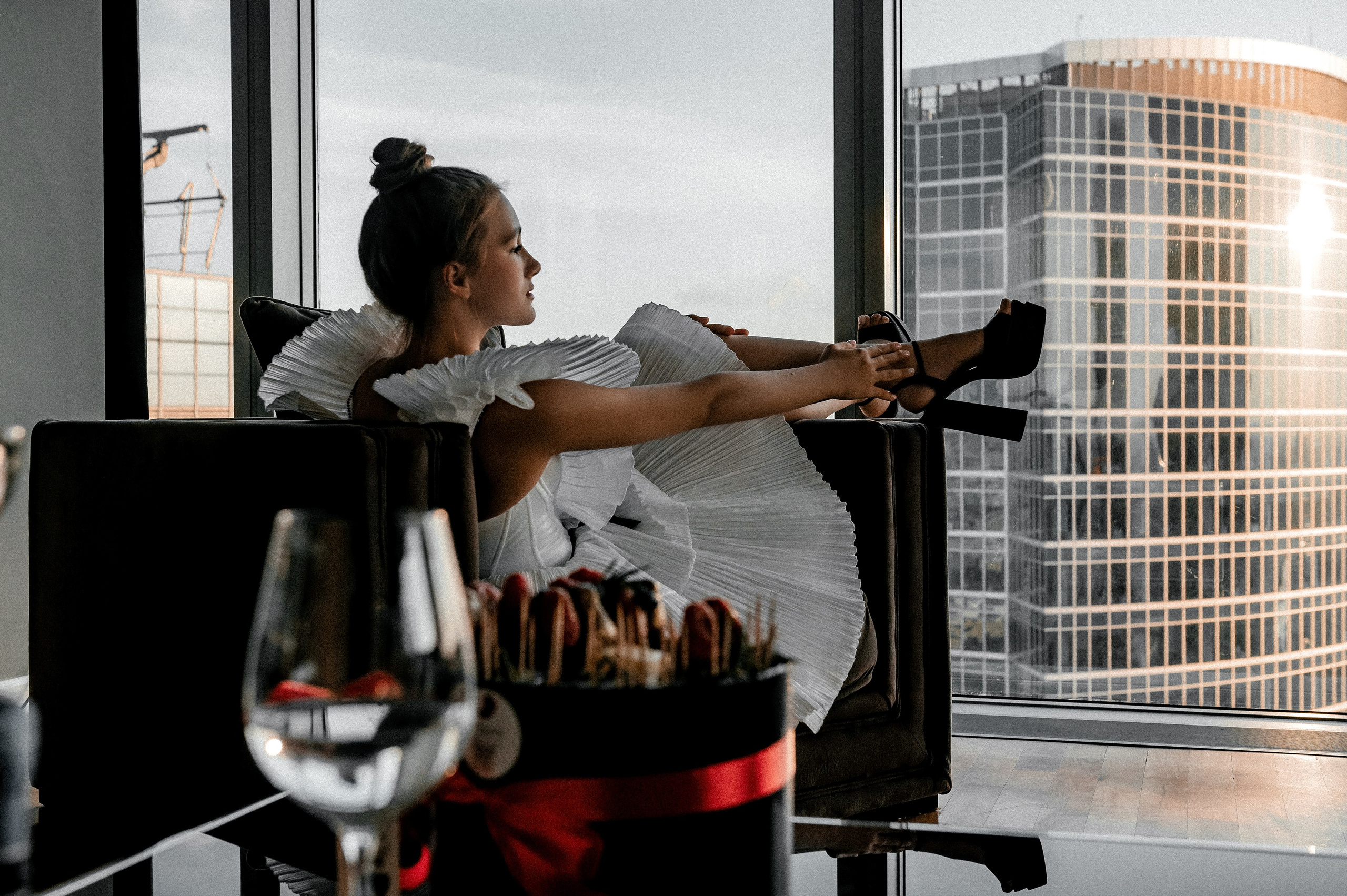 Эвелина, Москва сити. Свадебный и семейный фотограф Виктория Носачёва. Щелково, Москва и МО