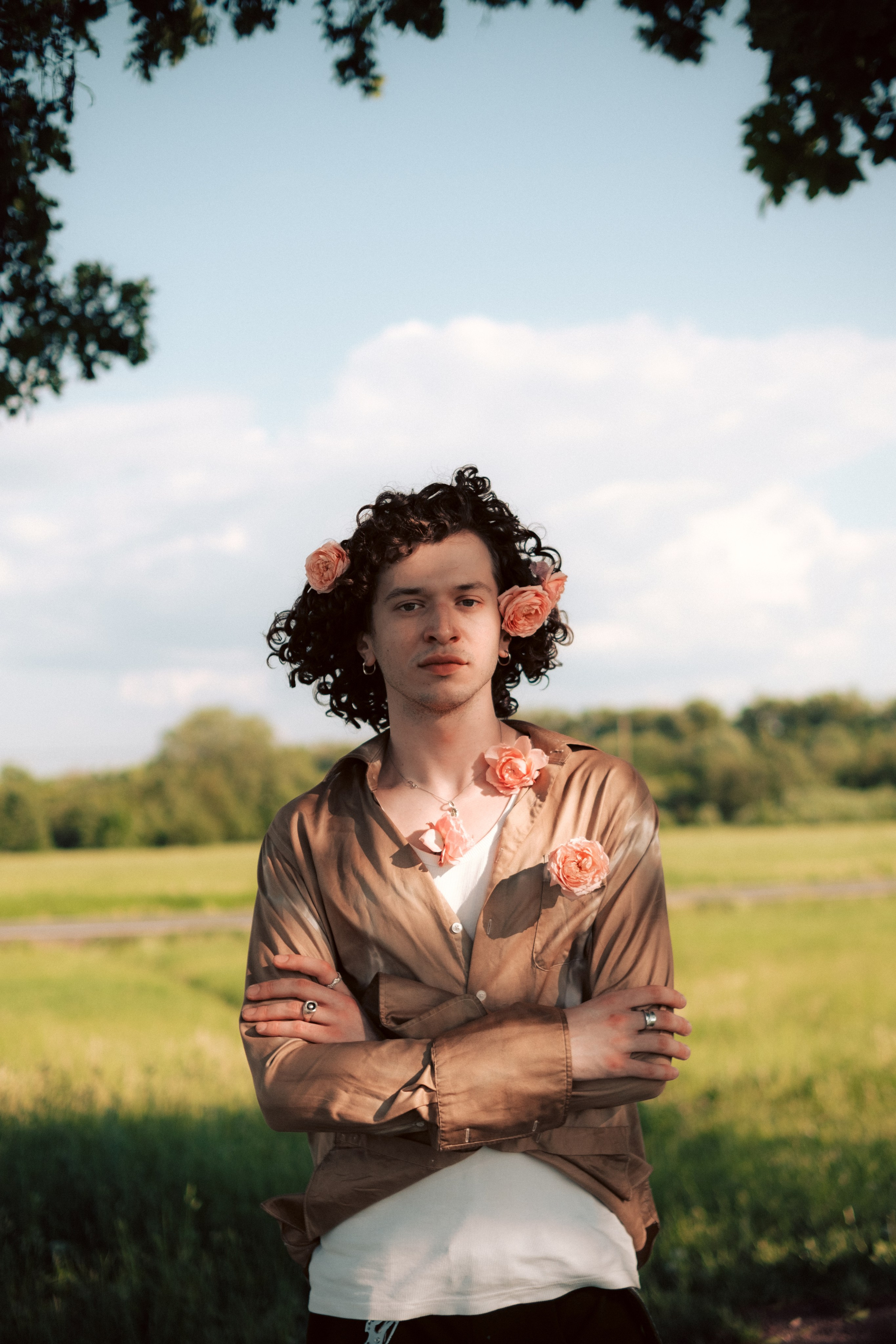 Костя. Съёмка с цветами в поле. Lickord