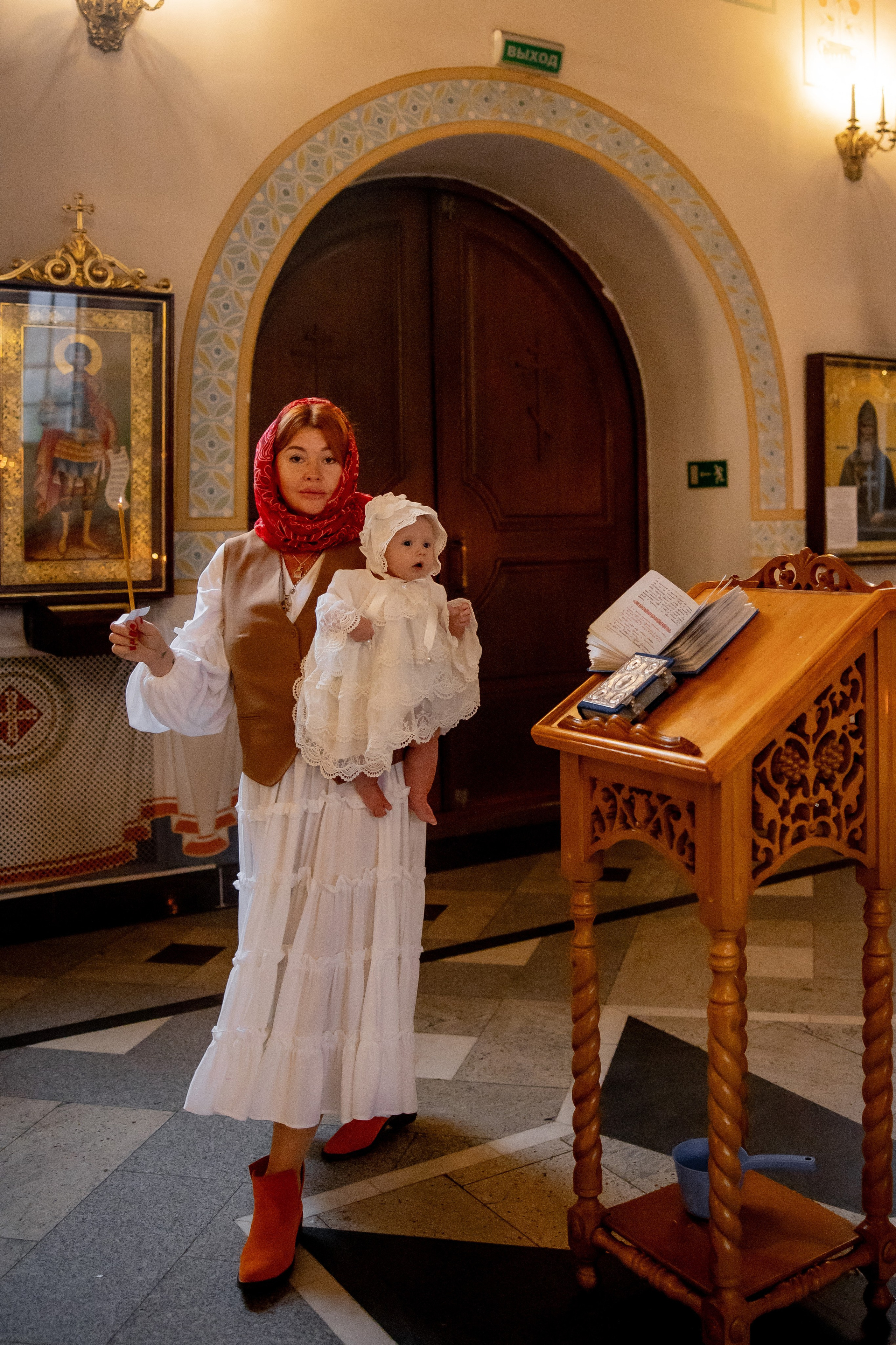 Таинство Крещения. Семейный фотограф в Москве