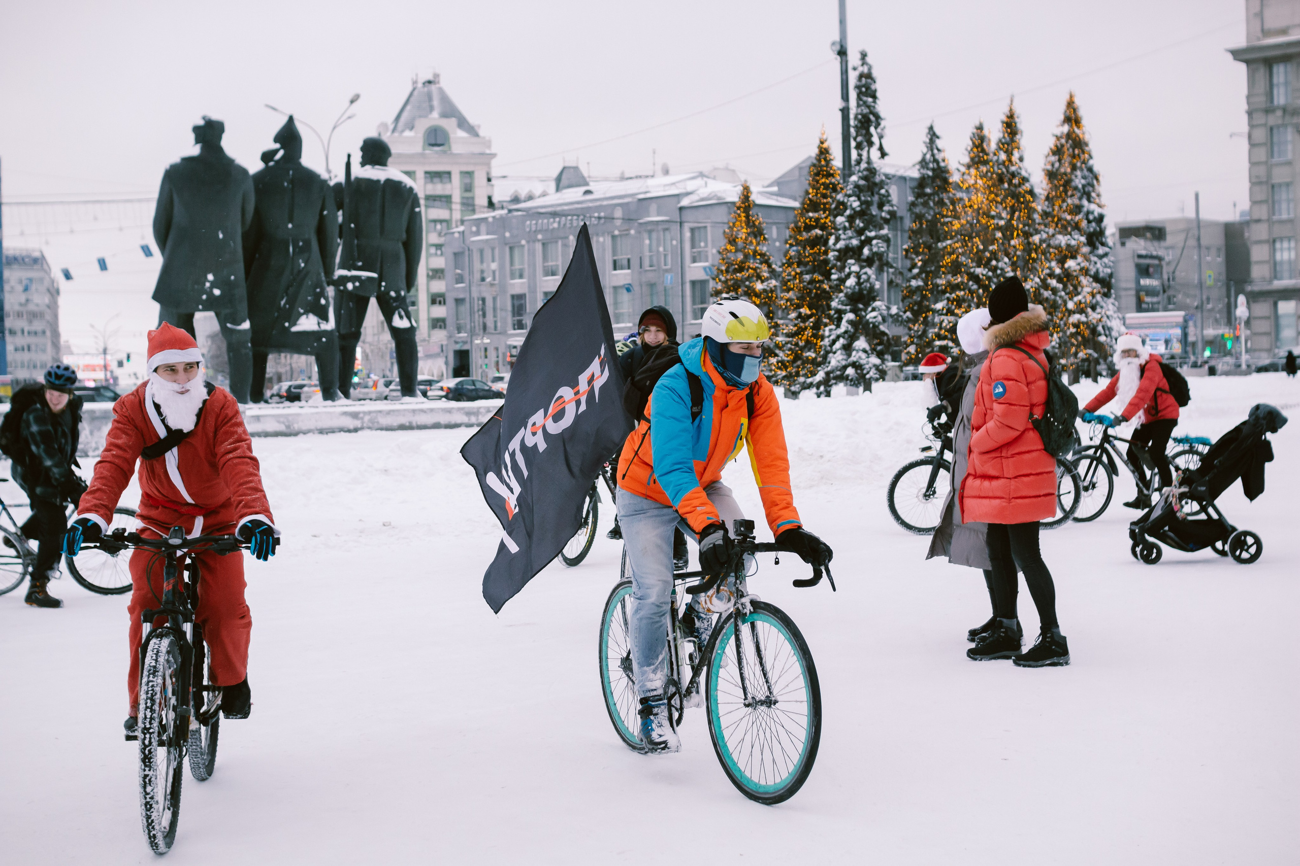 Зимний велозаезд «Привет, велосипед!». Фотограф в Новосибирске Екатерина Васильева