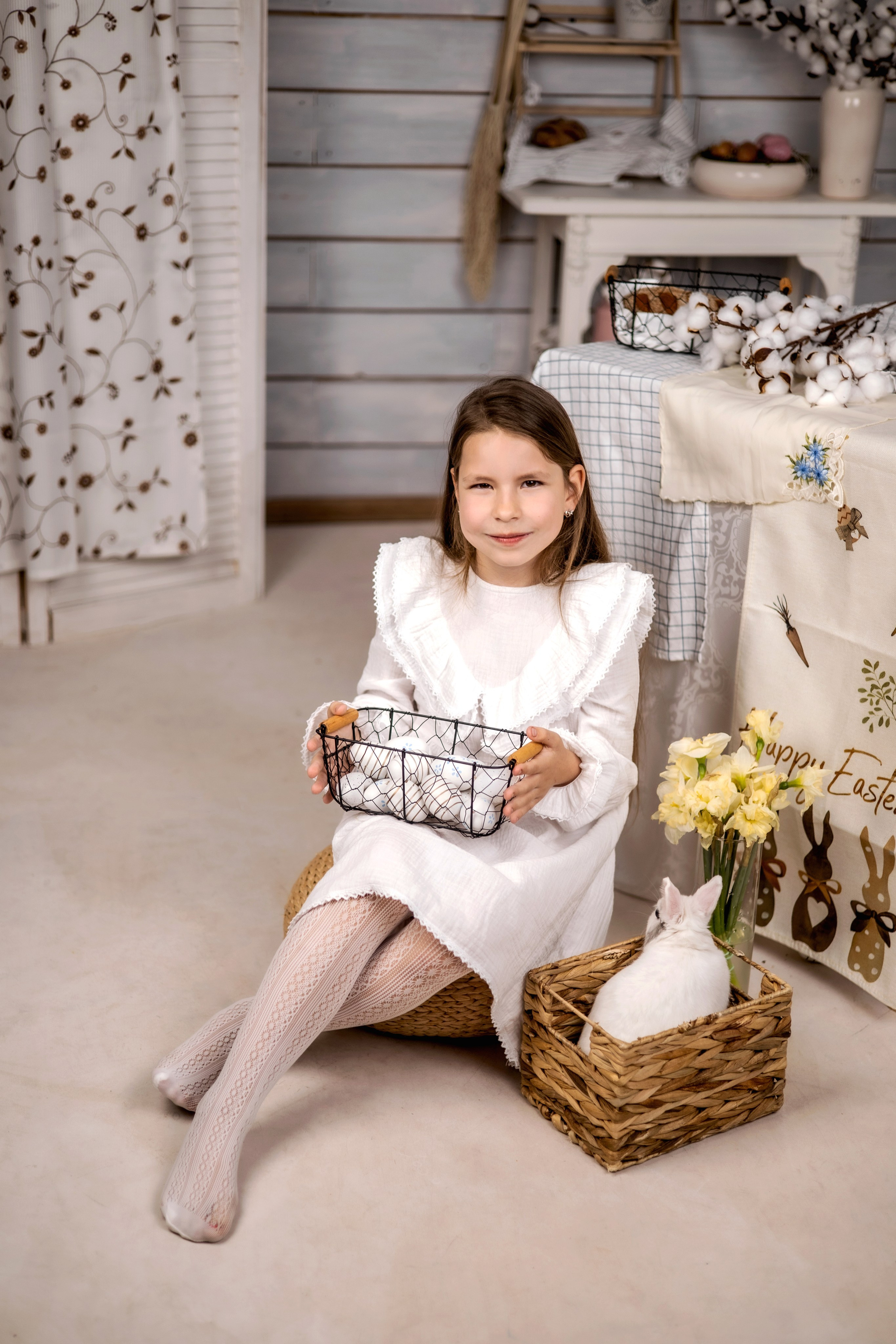 Пасхальный детский фотопроект 2024. Фотограф Надежда Лукьянова