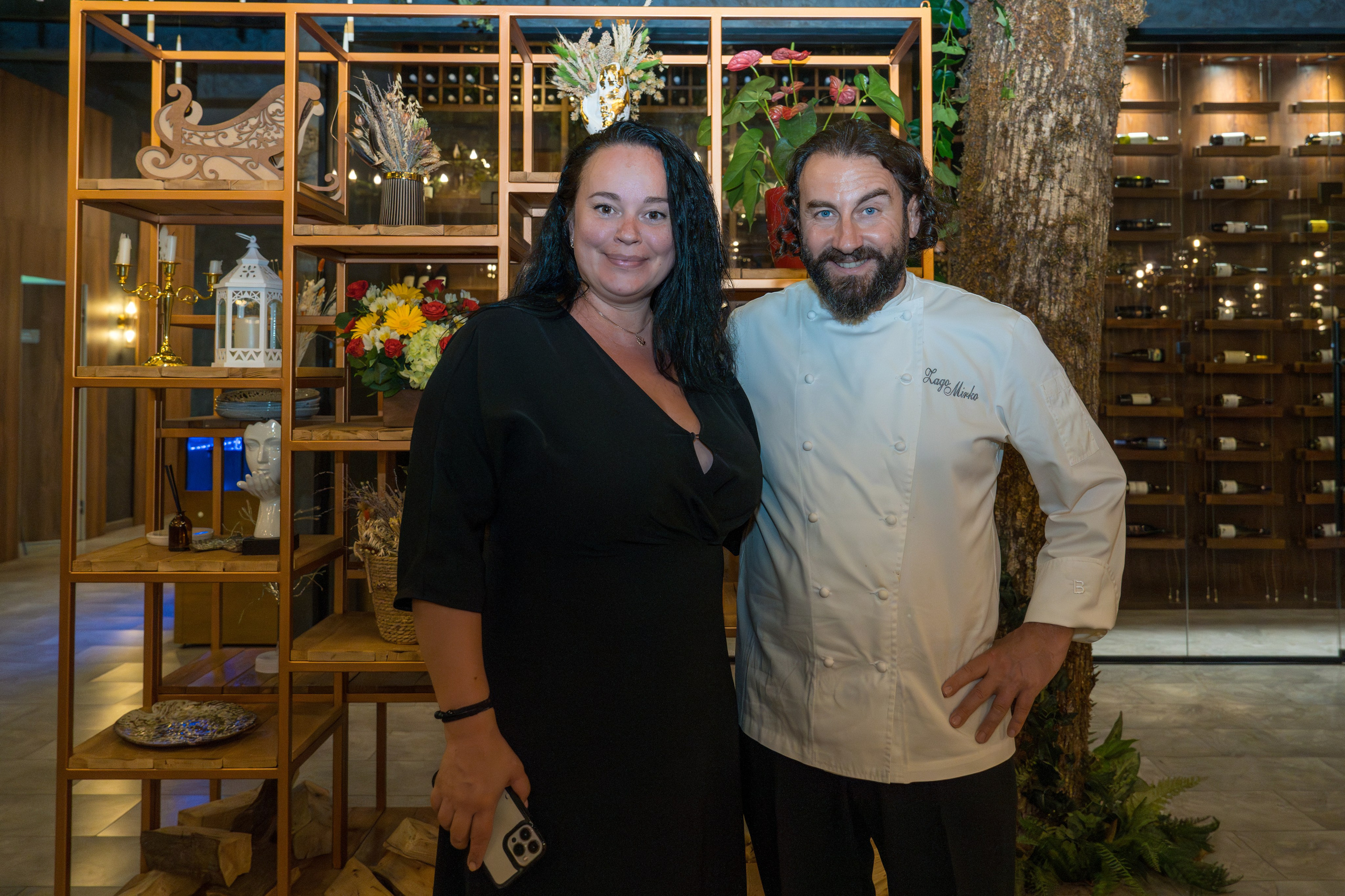 Гастрономический ужин «Лесная Италия» с Мирко Дзаго в ресторане RiverSide. Репортажный фотограф в Красной Поляне и Сочи Павлюченко Екатерина