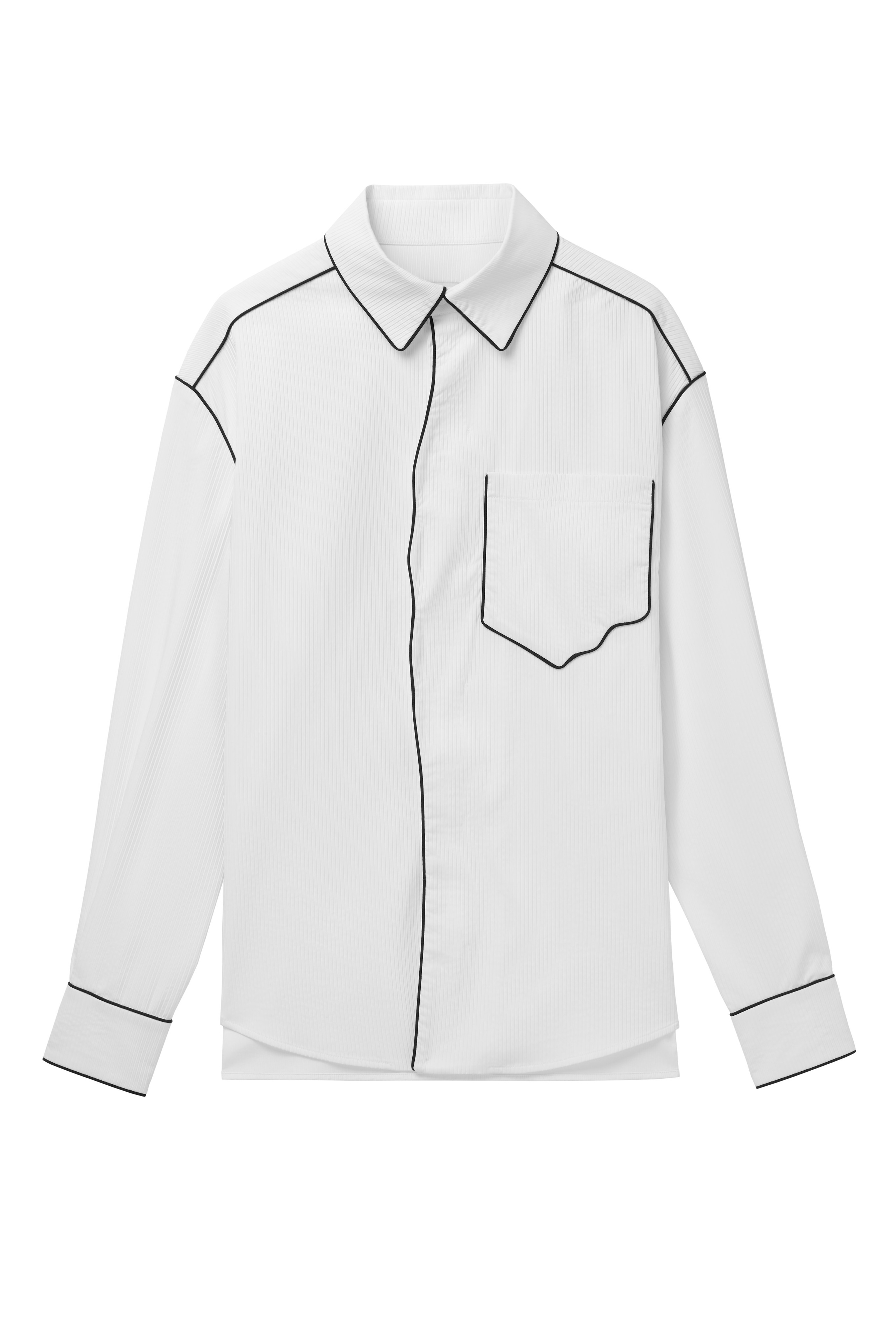 Одежда Chernim Cherno на прозрачном манекене и в раскладку. Олег Дмитриев