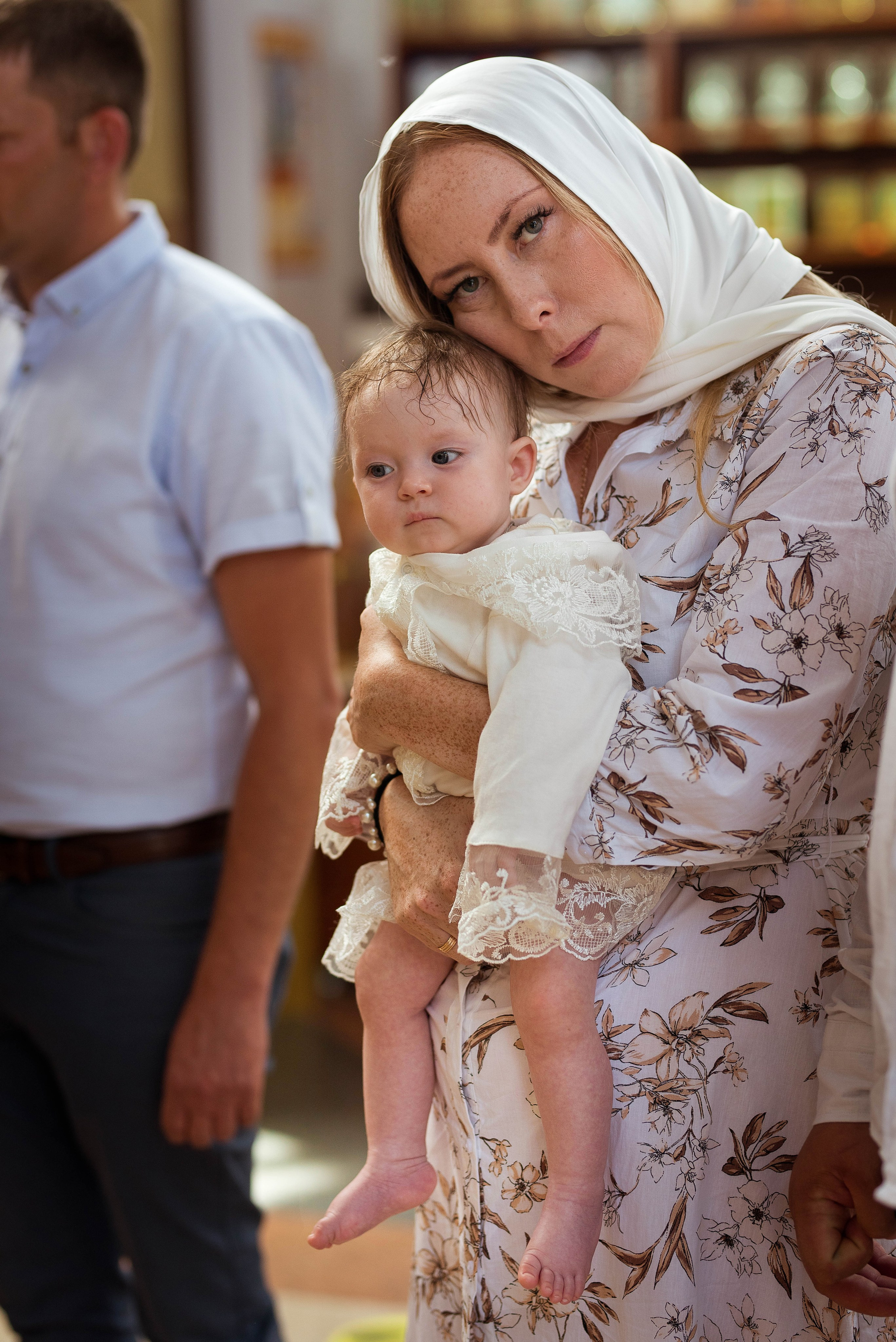 Крещение Варвары. Свадебный и семейный фотограф Яна Стражева. Волгоград, Москва