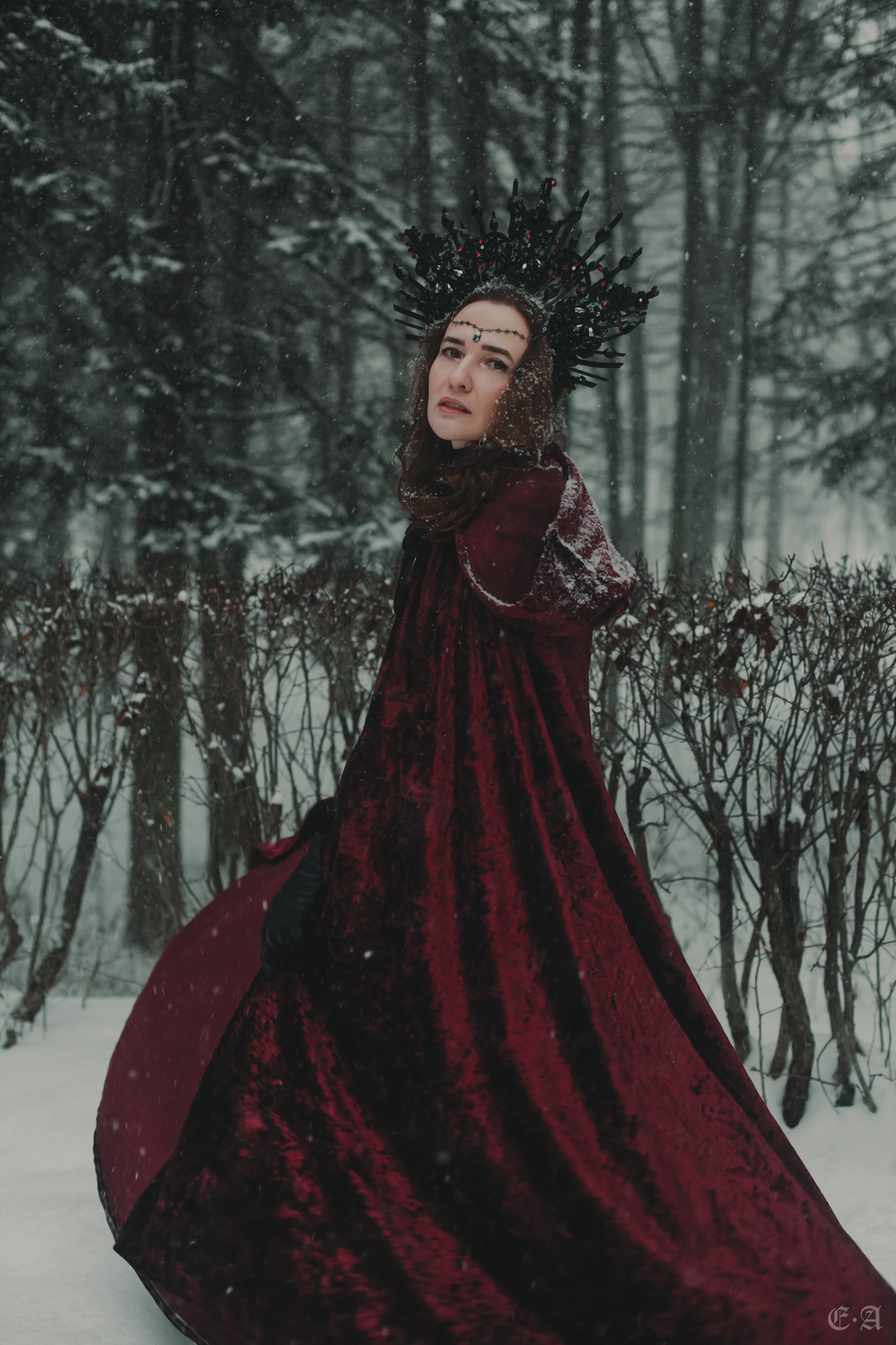 Зимняя сказка для Witch Light. Фотограф Ellairen