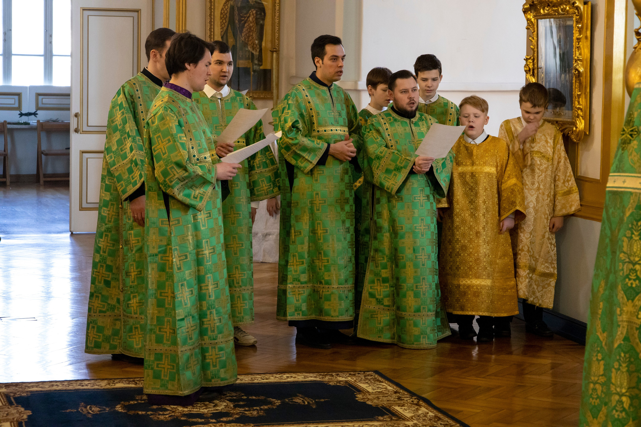 ВХОД ГОСПОДЕНЬ В ИЕРУСАЛИМ. НИКОЛО-БОГОЯВЛЕНСКИЙ МОРСКОЙ СОБОР