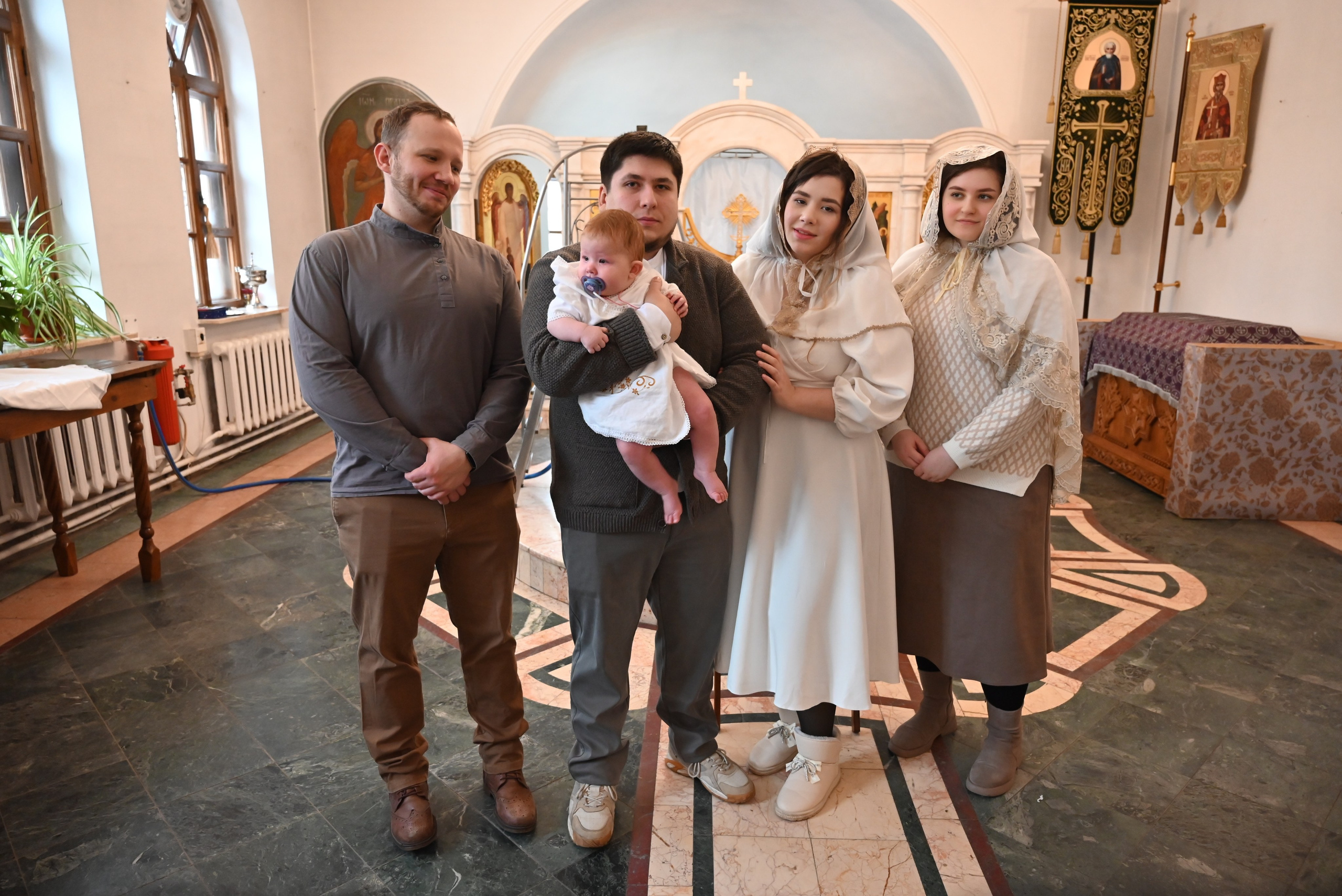 Крещение в Царицыно. Семейный и детский фотограф Москва