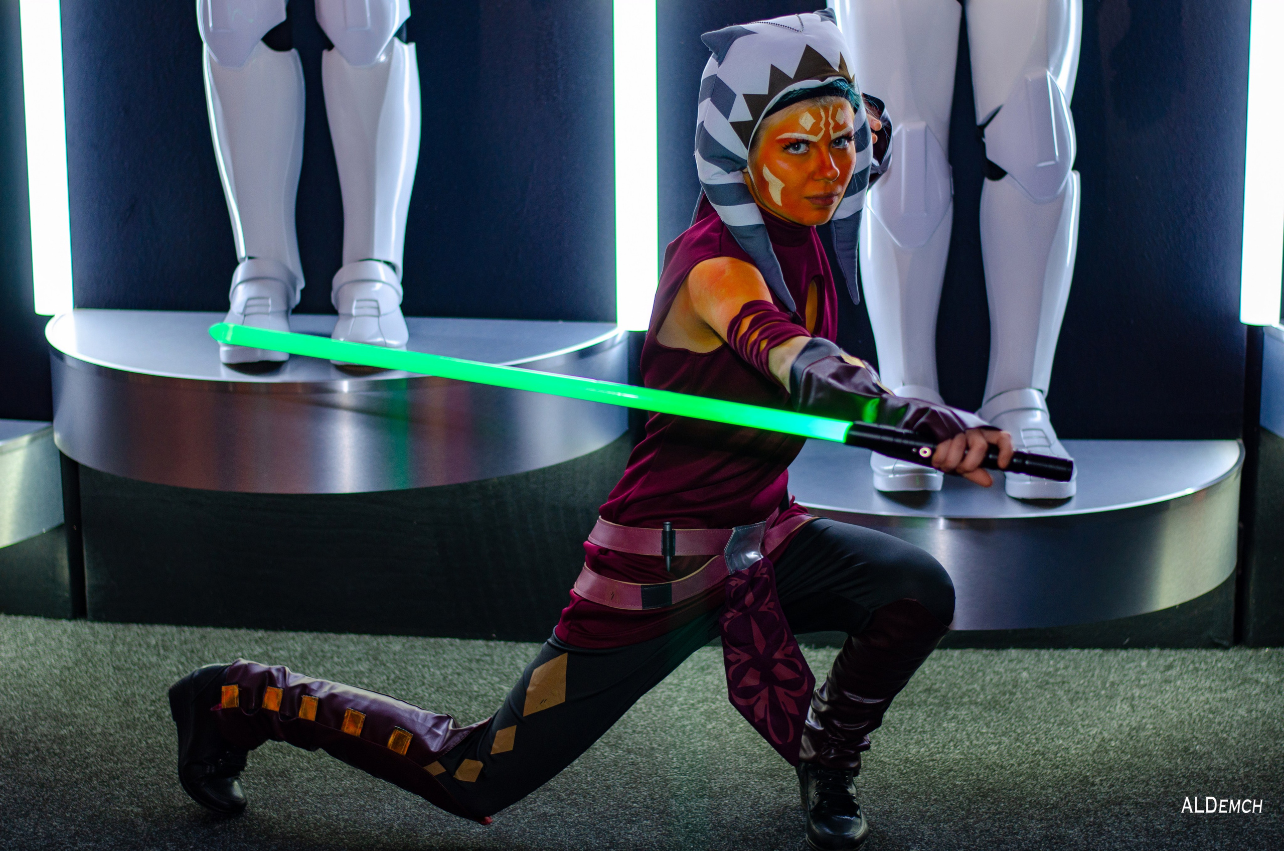 Асока Тано по Звёздным войнам косплей фотосессия в Москве
