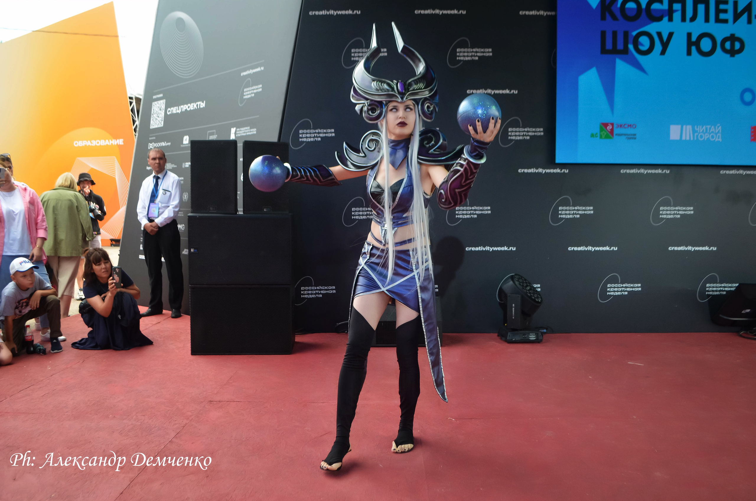 Фотосессия сцены в Москве на разных репортажных мероприятий