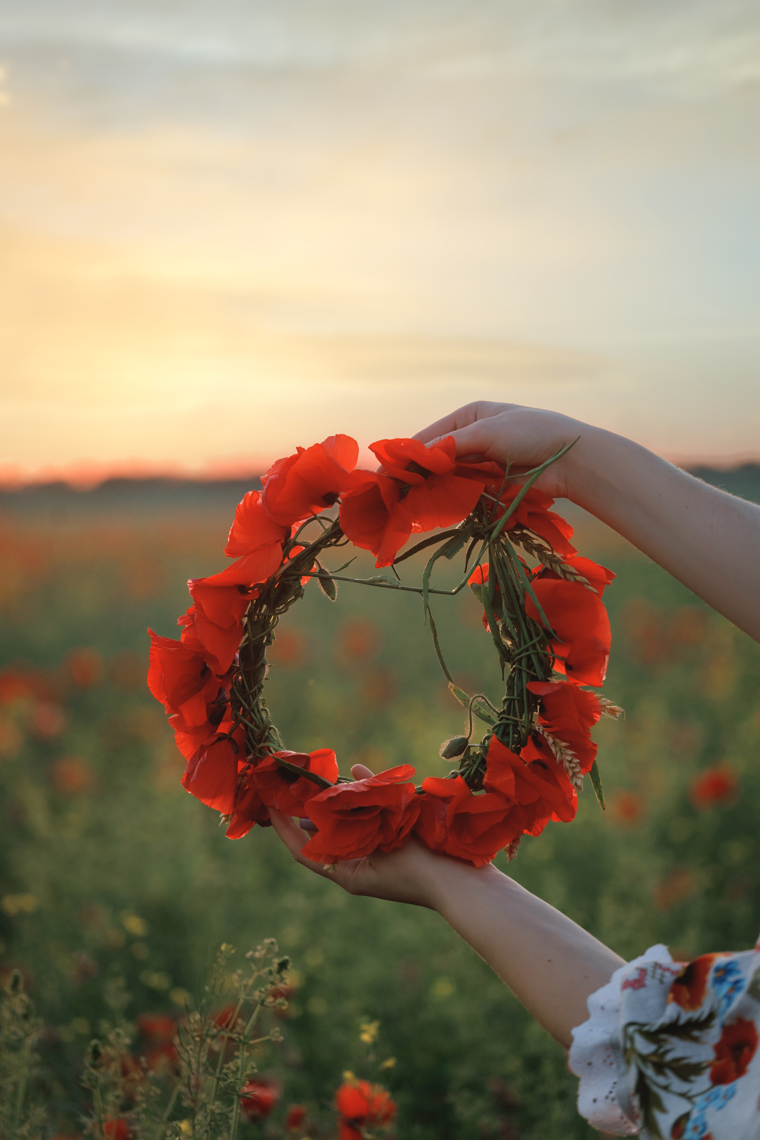 Фотосессия в маковом поле на закате. Свадебный и семейный фотограф в Краснодарском крае Мария Данилкина