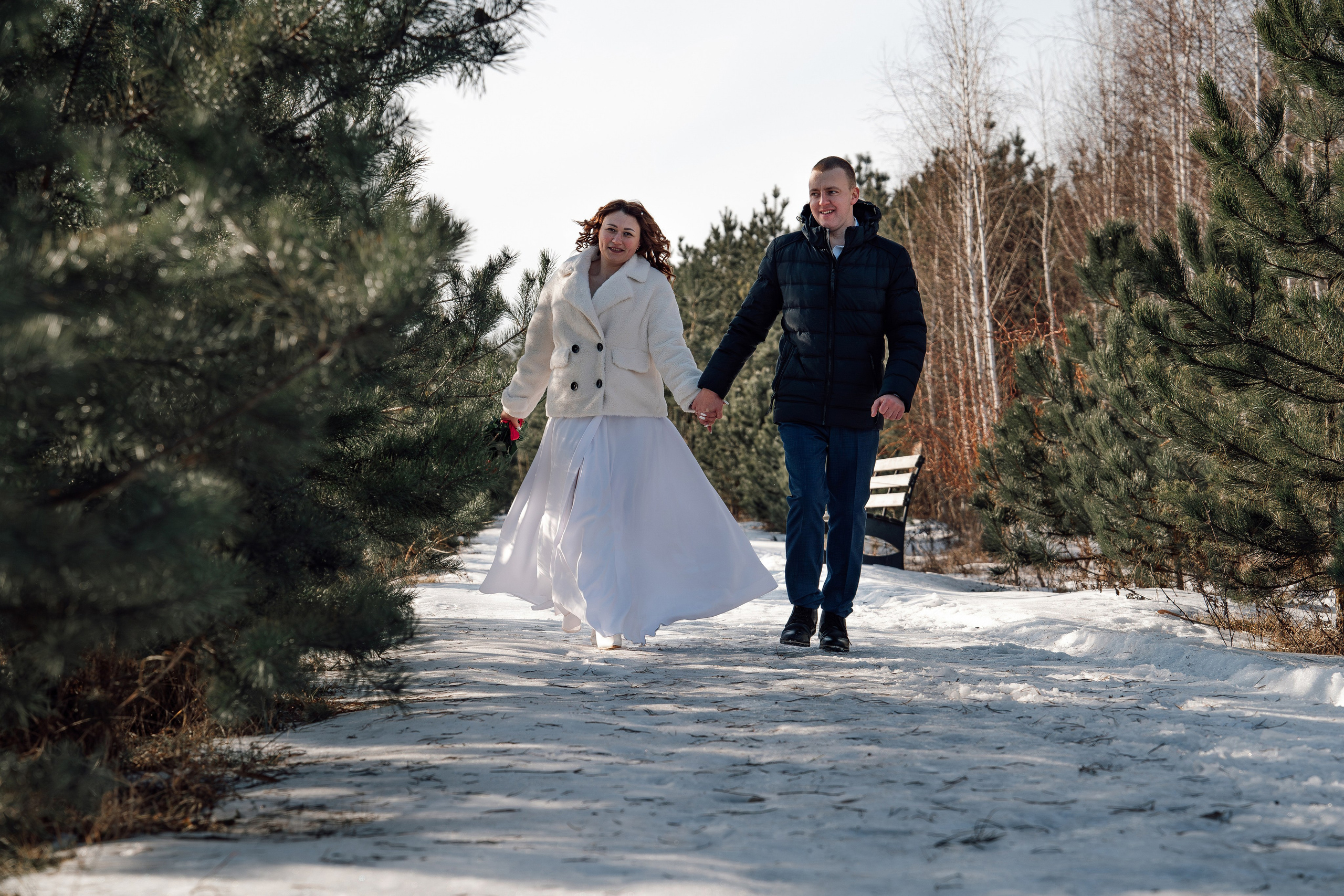 Зимняя свадьба Алексея и Марины. Фотограф Юлия Паськова, город Бирюч