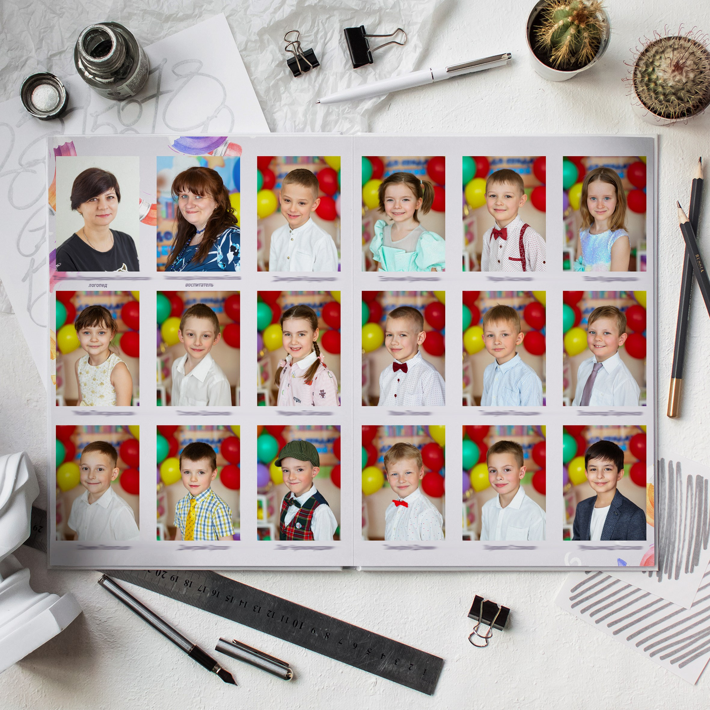 Примеры альбомов в Детский сад. Фотограф г. Москва Олеся Пантелеева