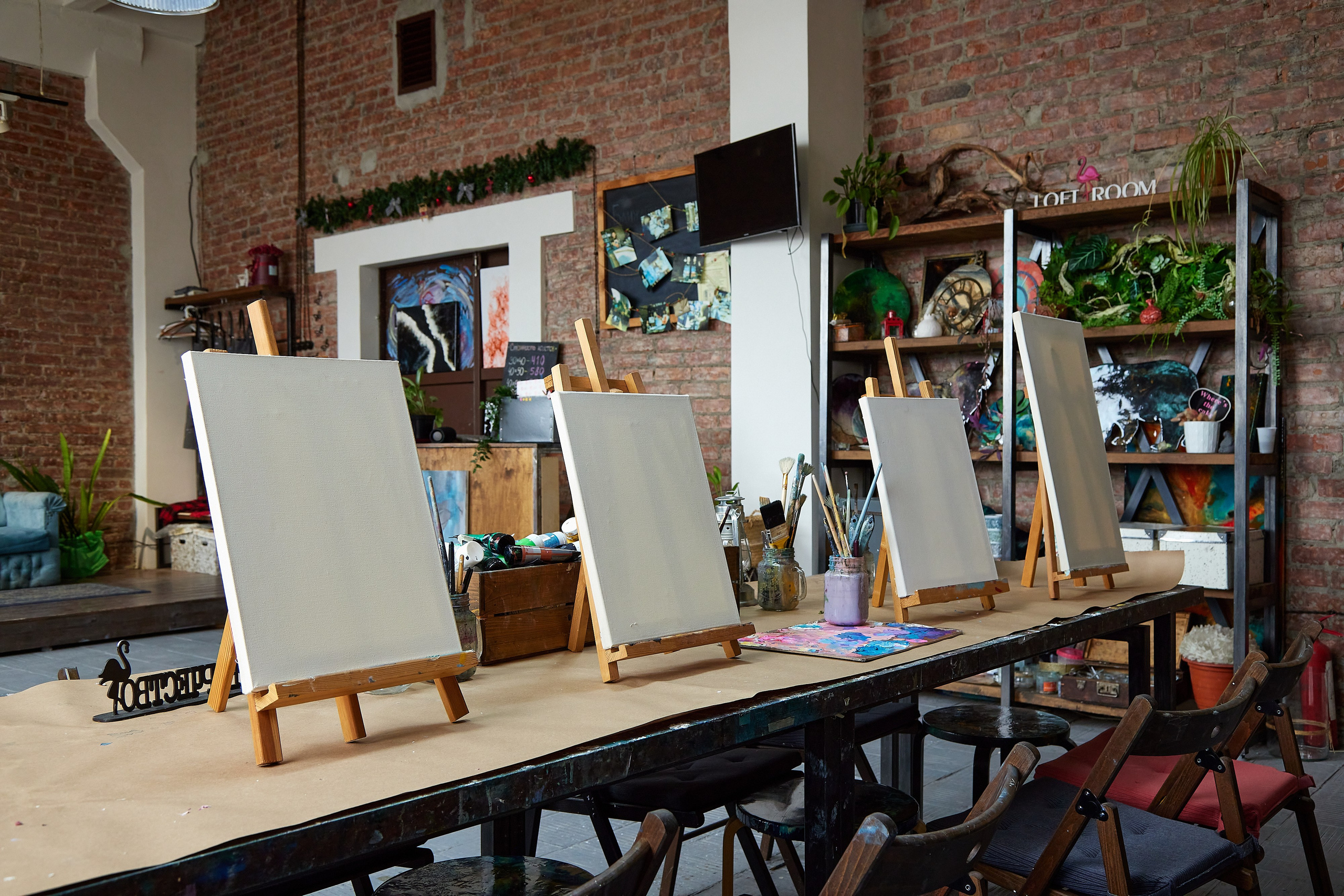 Творческая студия для взрослых Loft room. Фотограф Анастасия Леонтьева Санкт-Петербург