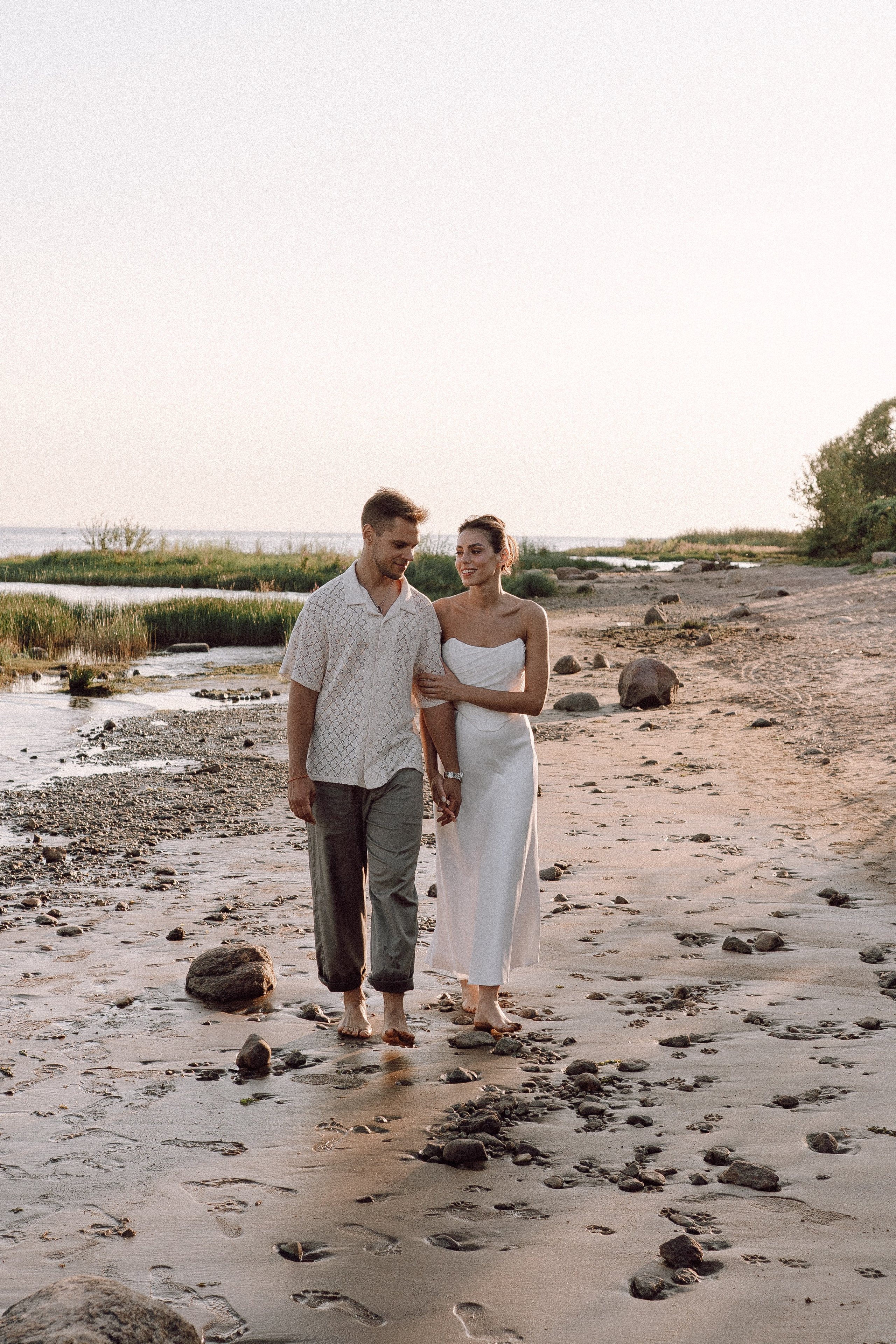 СВАДЕБНАЯ ФОТОСЕССИЯ ВЫЕЗДНОЙ ЦЕРЕМОНИИ (ФИНСКИЙ ЗАЛИВ). Профессиональный фотограф, Санкт-Петербург — Виктория Богомолова