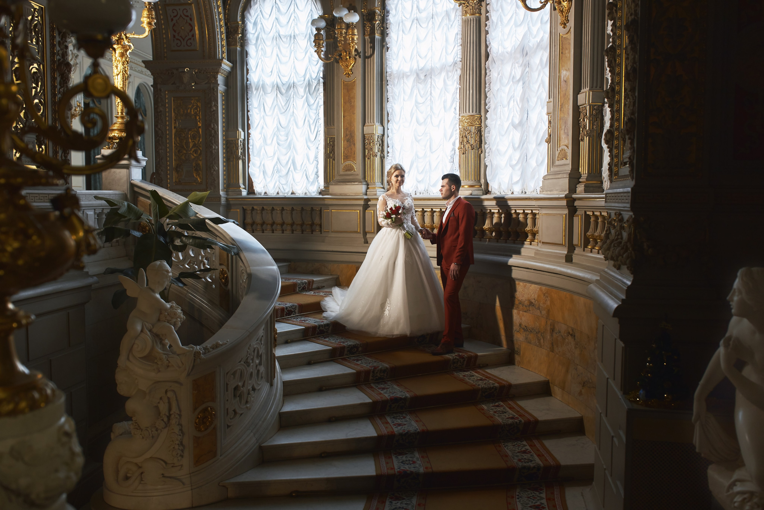 Свадьба Кировский ЗАГС и Дом Ученых. Фотограф в Санкт-Петербурге Знаменская Ирина