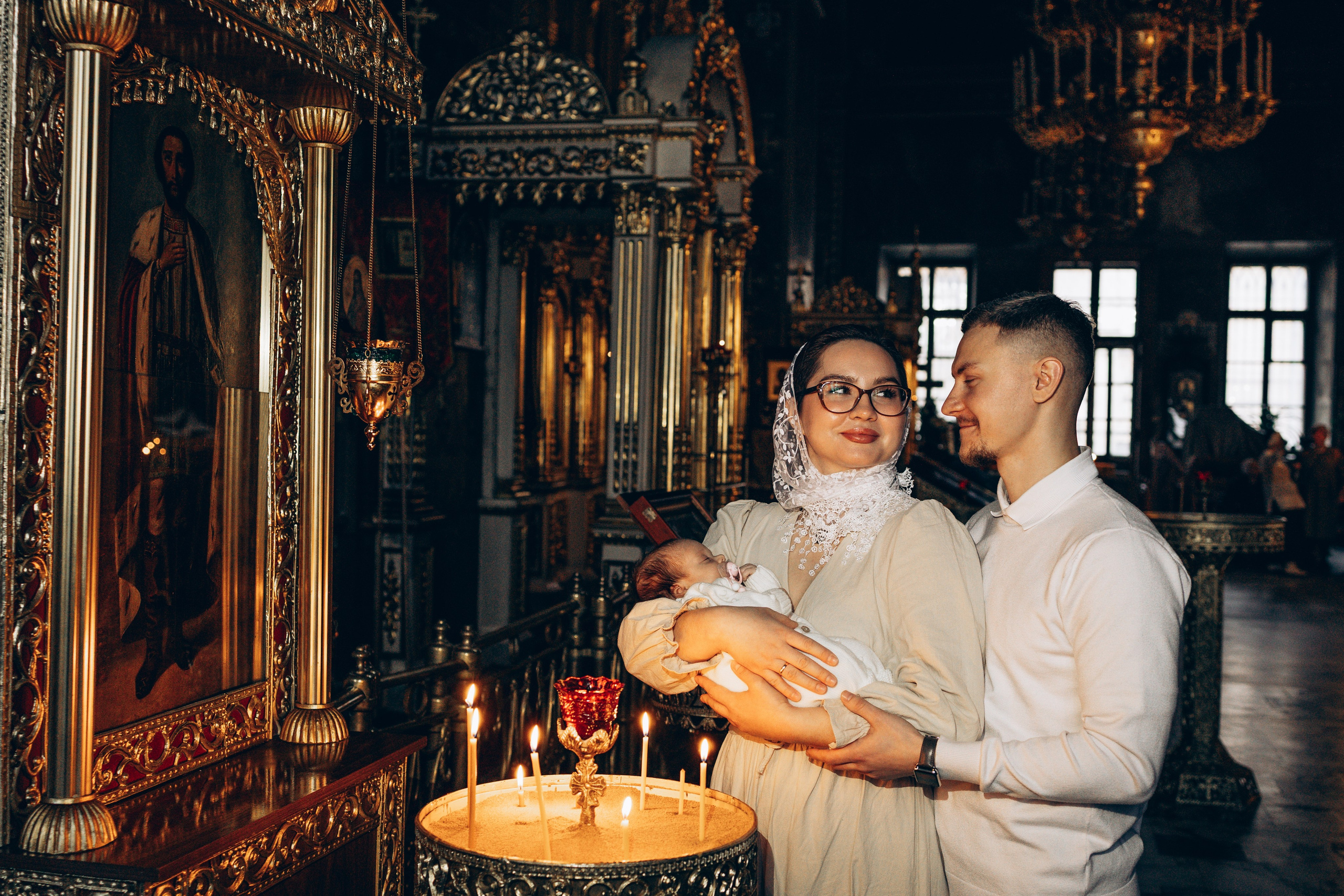 Крещение в Храме Воскресения Словущего в Даниловской Слободе. Главная