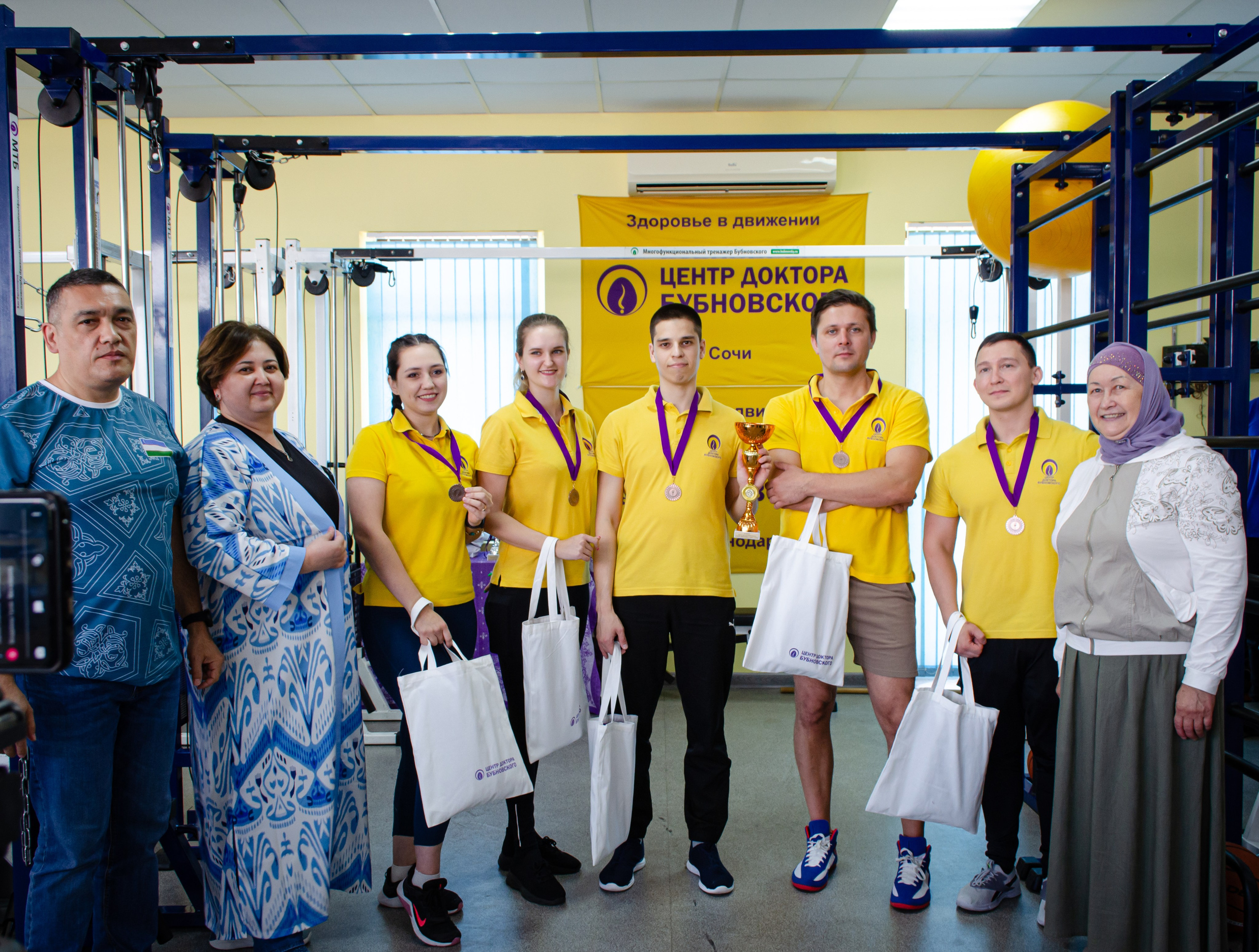 Медицинское спортивное мероприятие. Фотограф