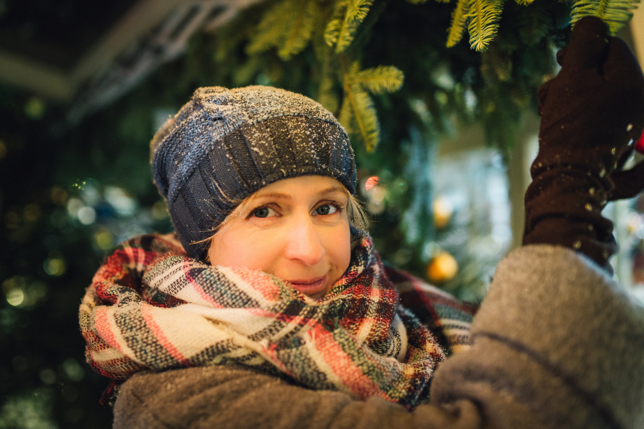 Новогодняя прогулка с Наташей. Cемейный и женский фотограф в Москве Маргарита Аракчеева
