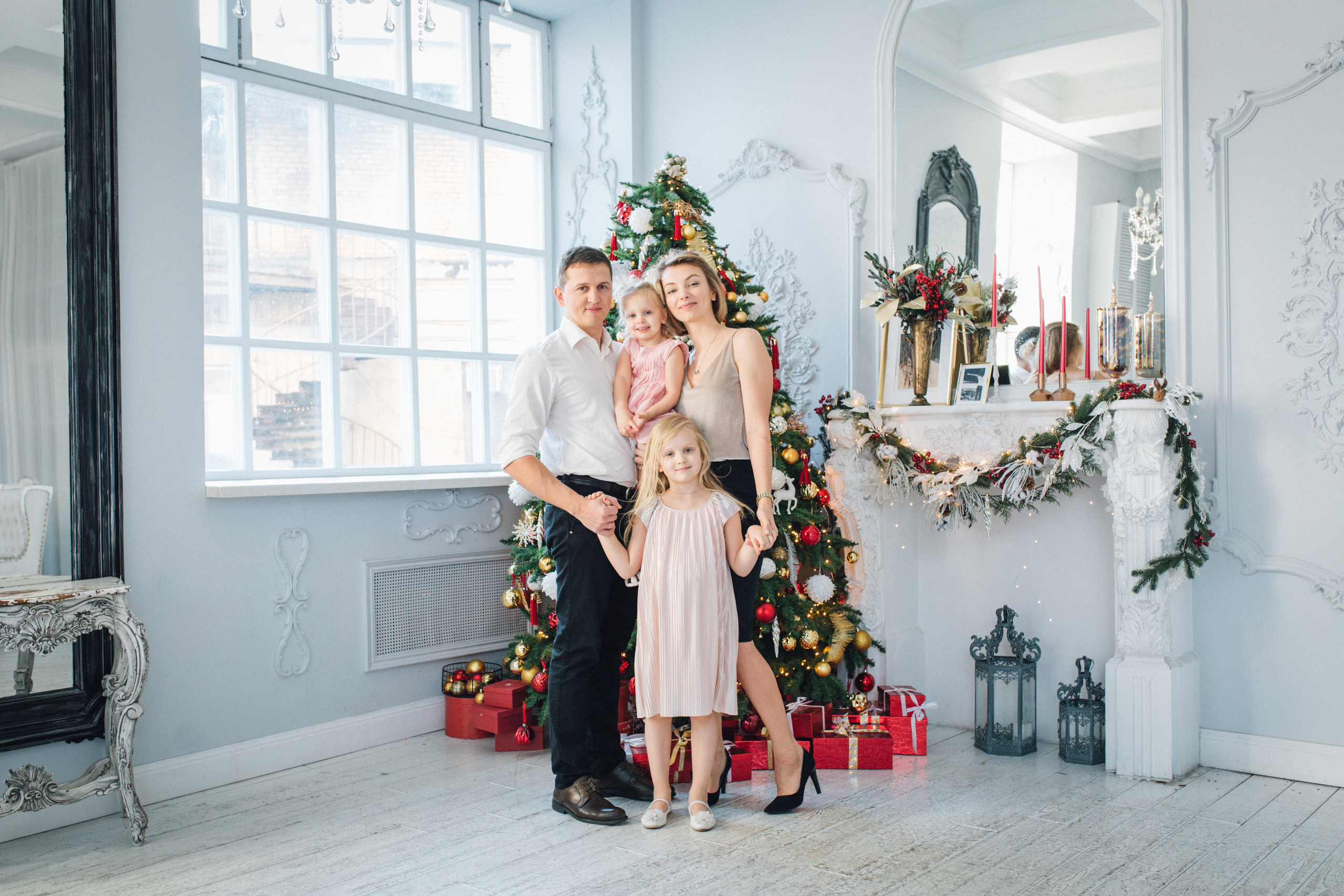 Анна и Петр новогоднее. Cемейный и женский фотограф в Москве Маргарита Аракчеева