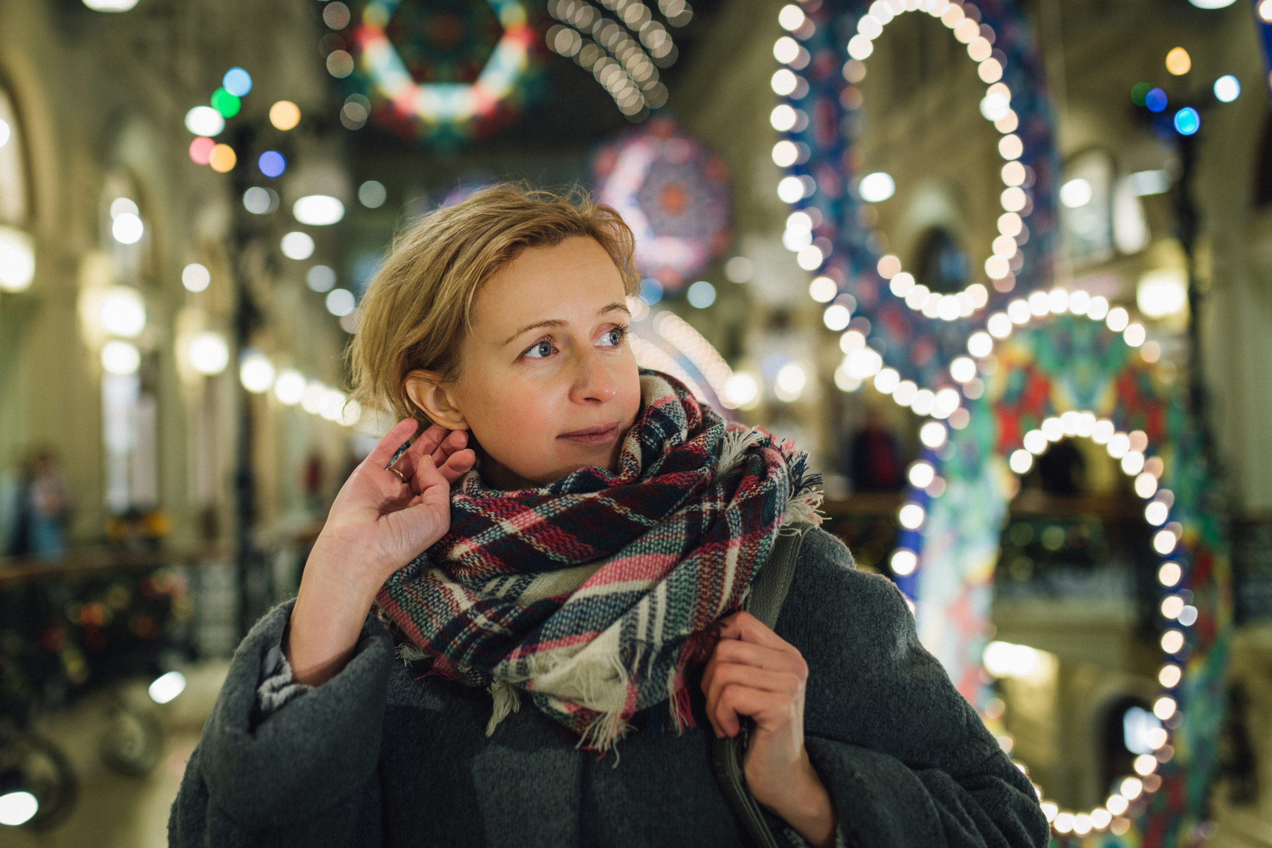 Новогодняя прогулка с Наташей. Cемейный и женский фотограф в Москве Маргарита Аракчеева