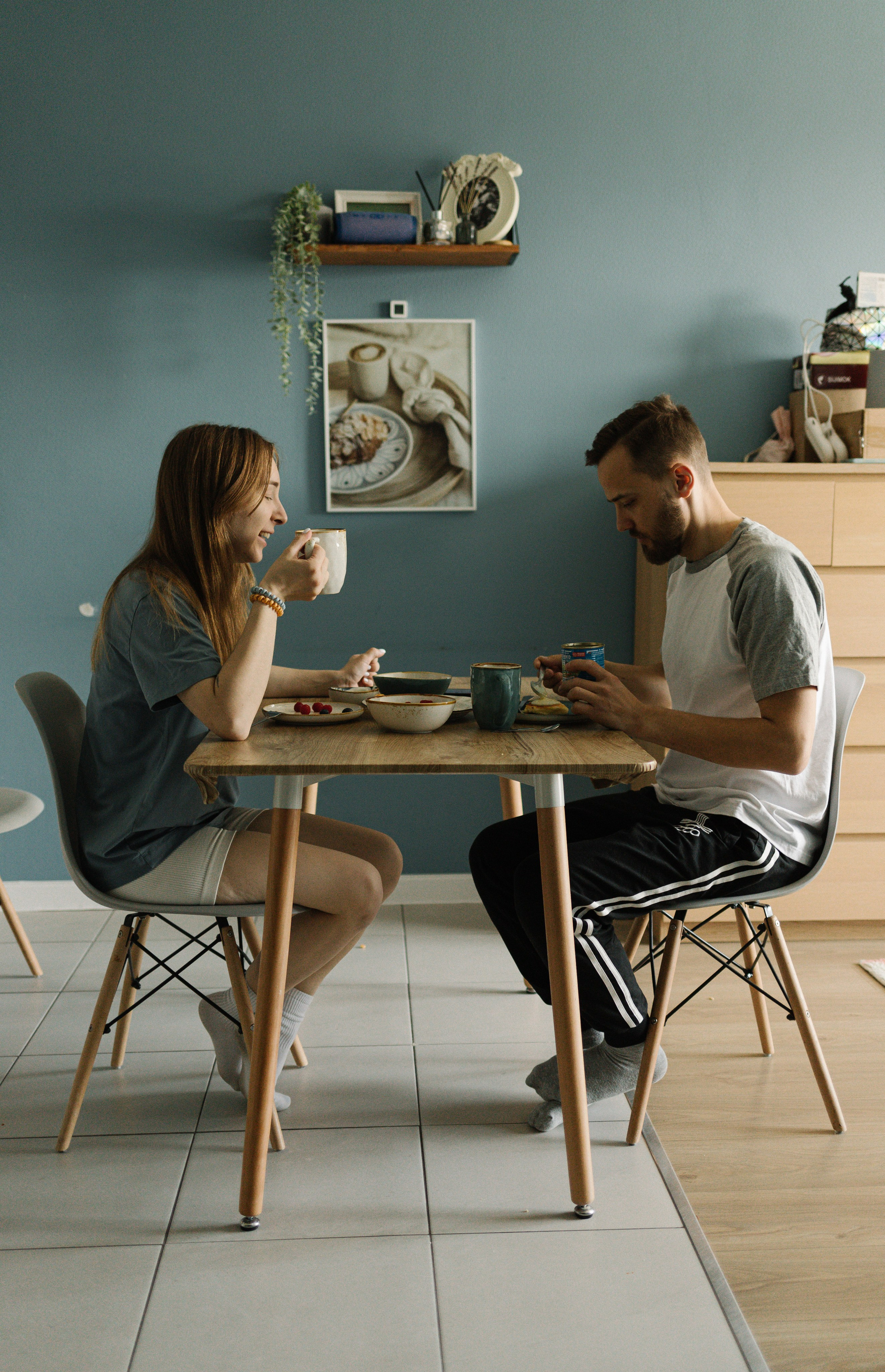 На завтраке!. Семейный фотограф Юлия Клишина