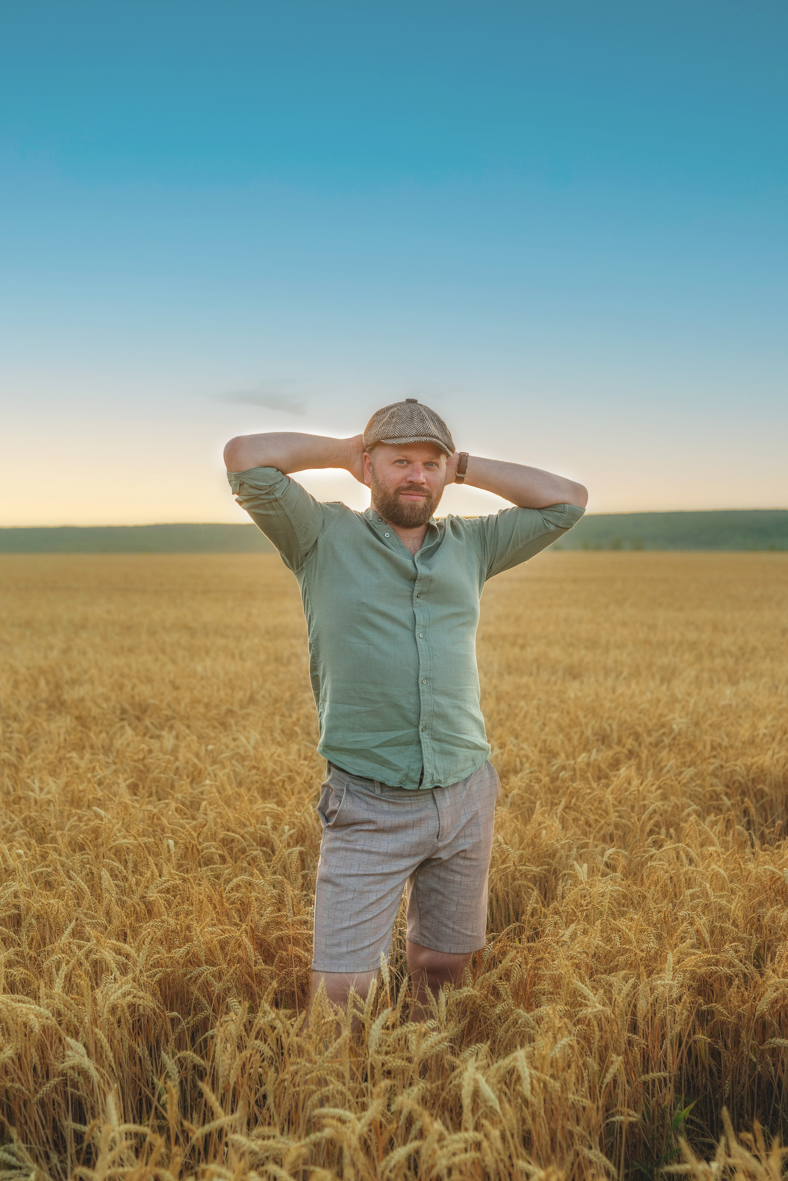 Фотосессия в пшеничном поле. Семейный, детский фотограф в Воронеже Анна Никитина