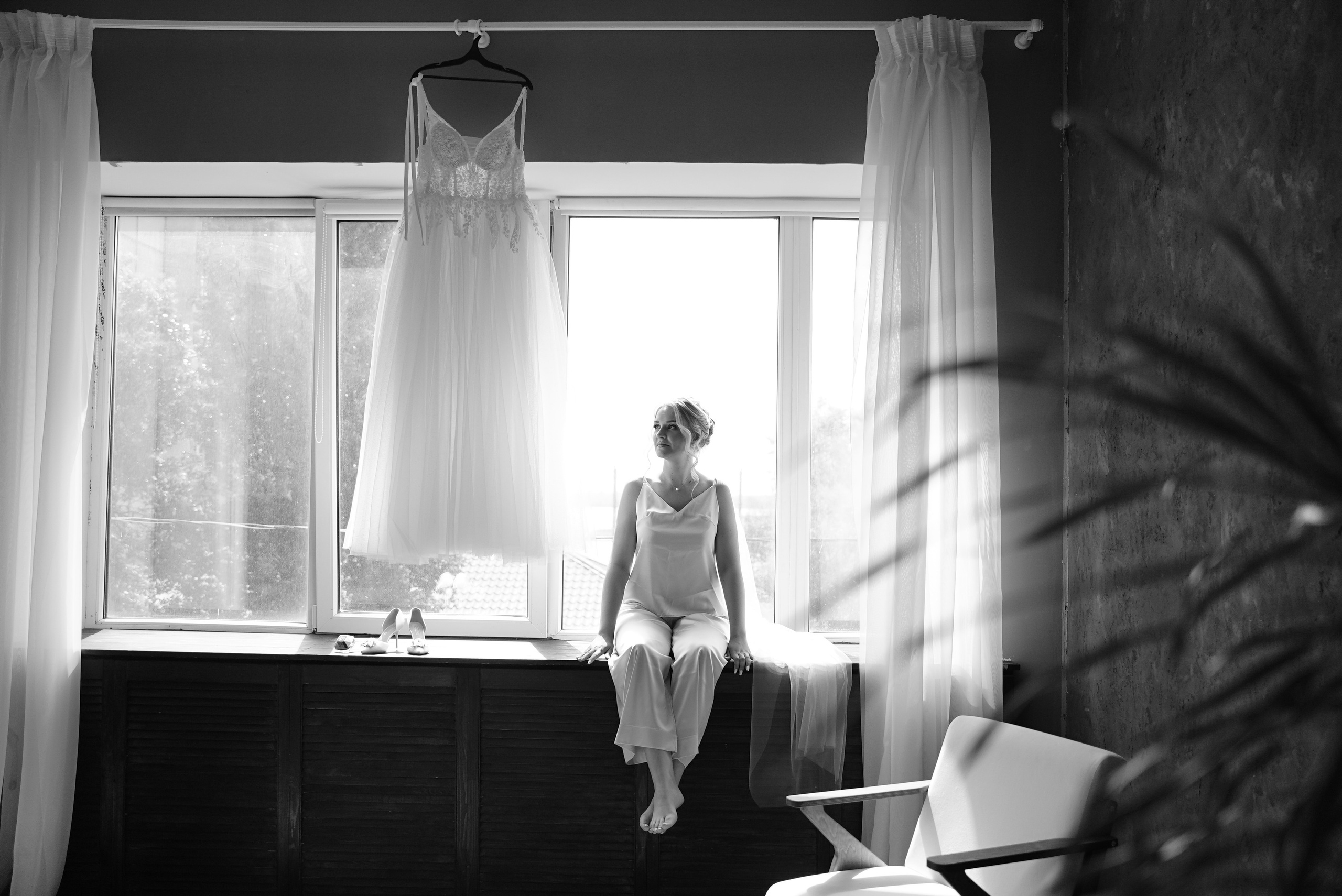 Дмитрий и Диана чб. Свадебный фотограф в Самаре Анна Ковалева