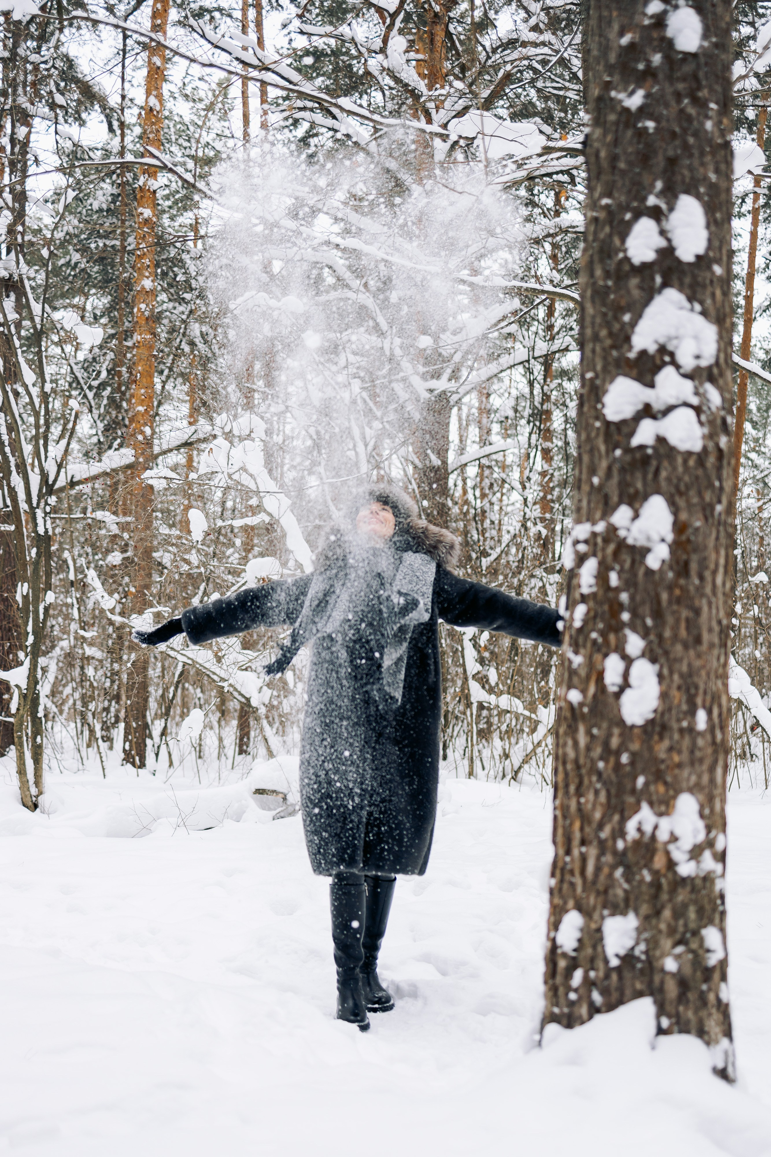 Женский портрет в лесу. Семейный Фотограф в Москве Евгения Симоненко