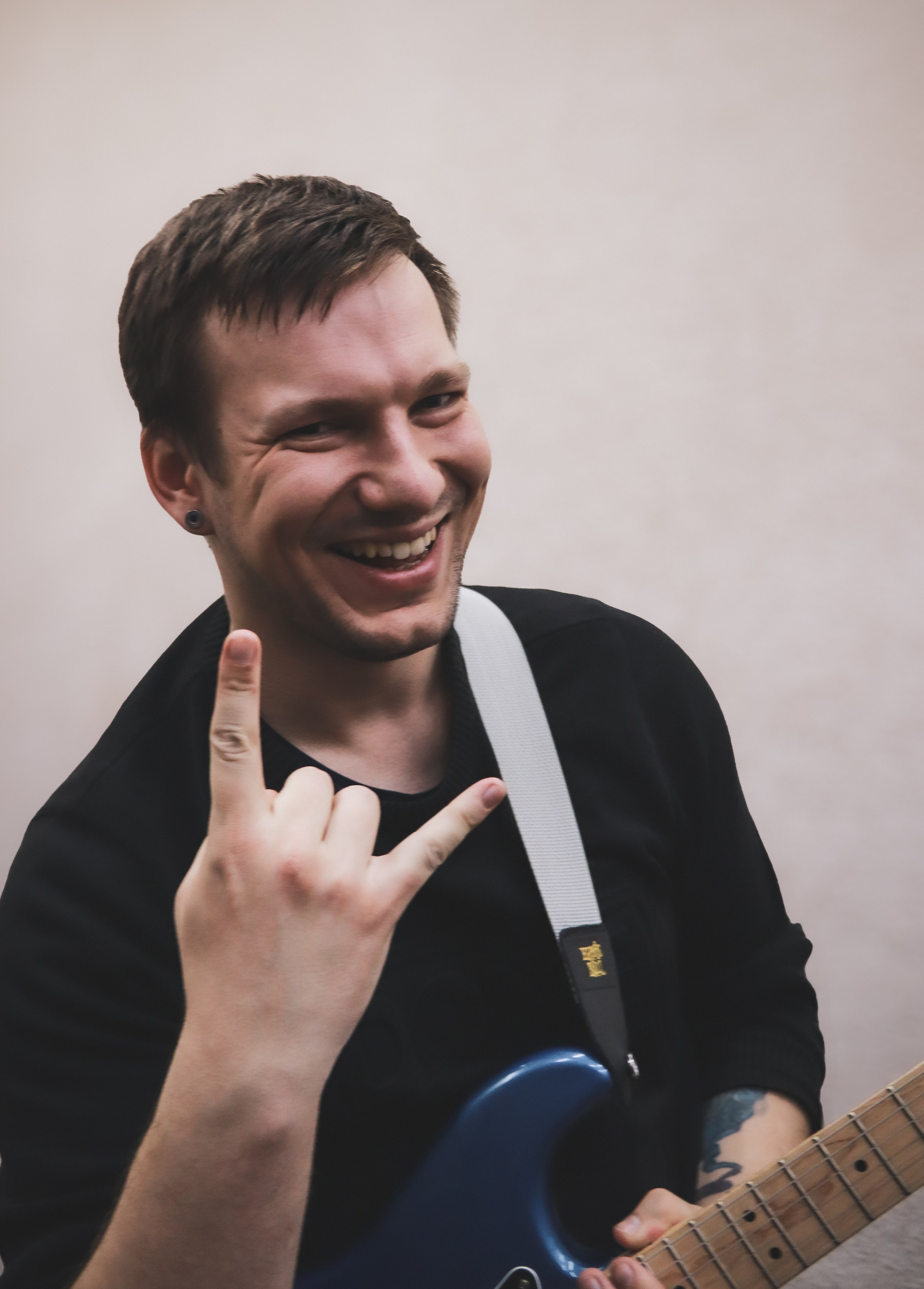 Репетиция рок-группы. Фотограф репортажей и стритфотосессий в Москве Людмила Смирнова