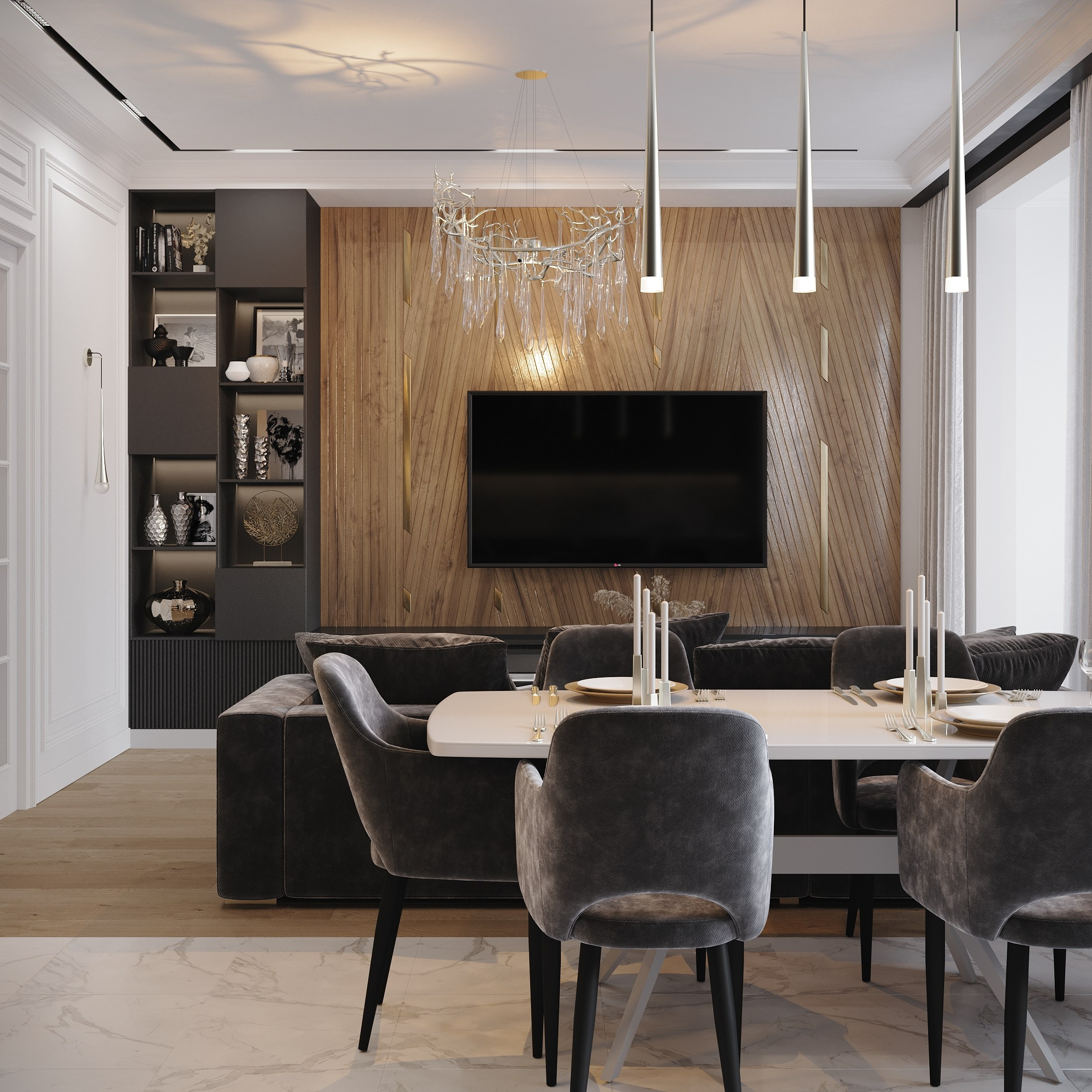 Визуализация квартиры для девушки-фотографа. Студия 3d визуализации Arcviz