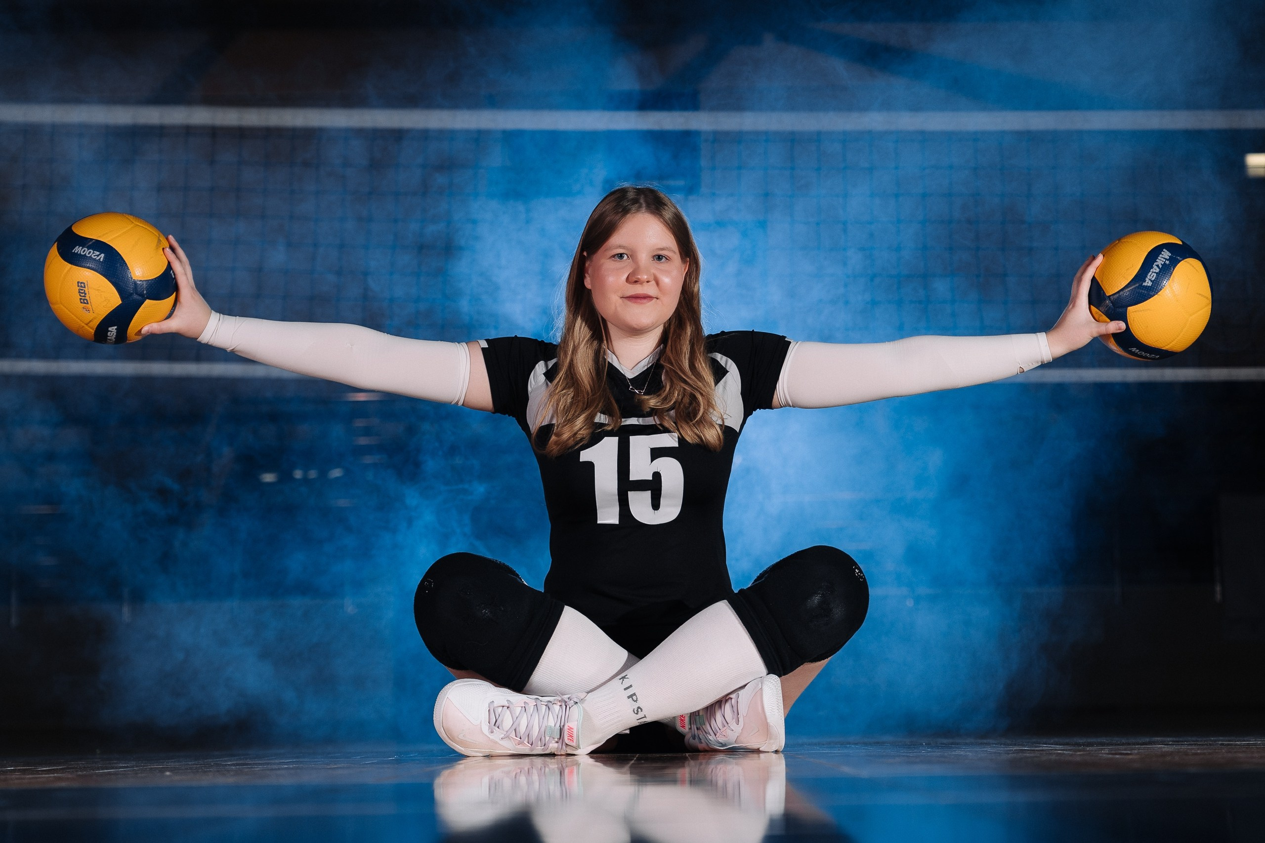 Сборная ВятГУ по волейболу 2025. Паша Страхов — фотограф