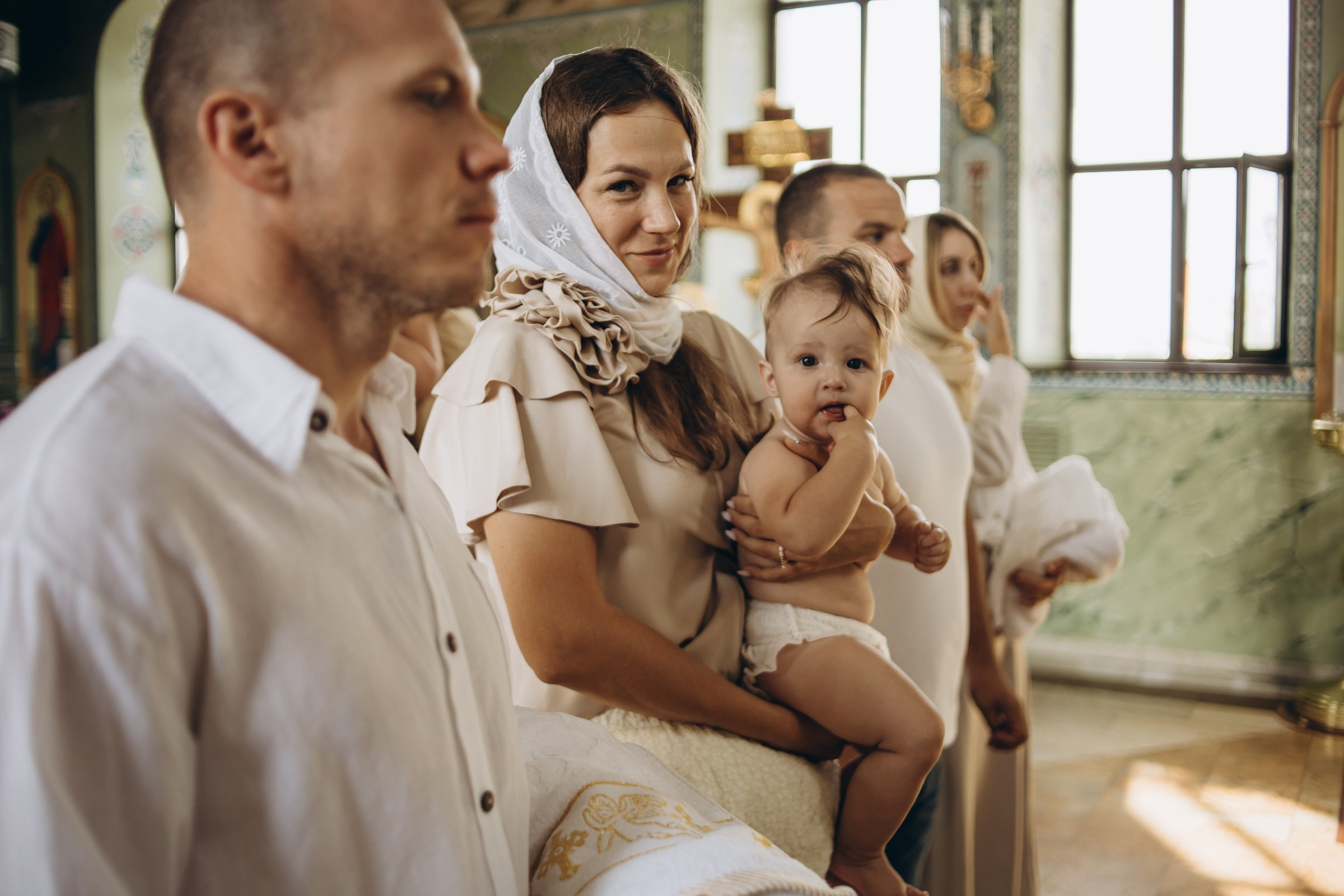Крещение Варвары и Елизаветы. Семейный фотограф в Волгодонске Краченцева Анна