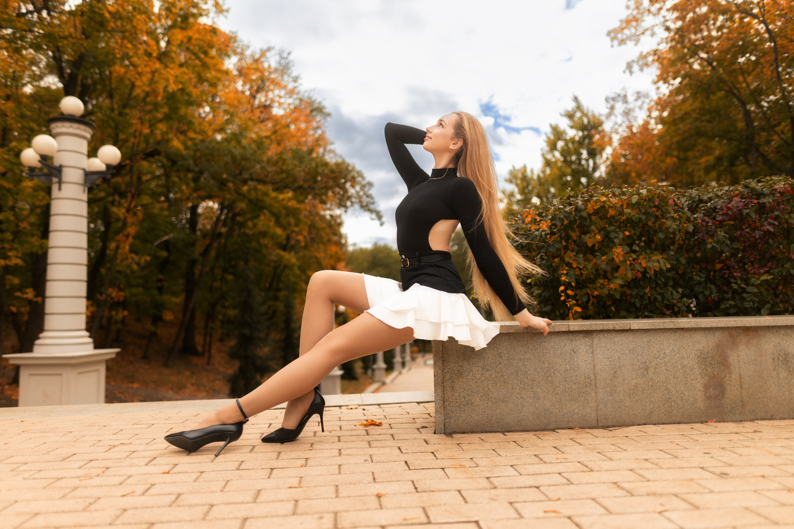 Осенний фотосет с Полиной в парке в формате «Я красивая». Дмитрий Шульгин, портретный фотограф в Воронеже