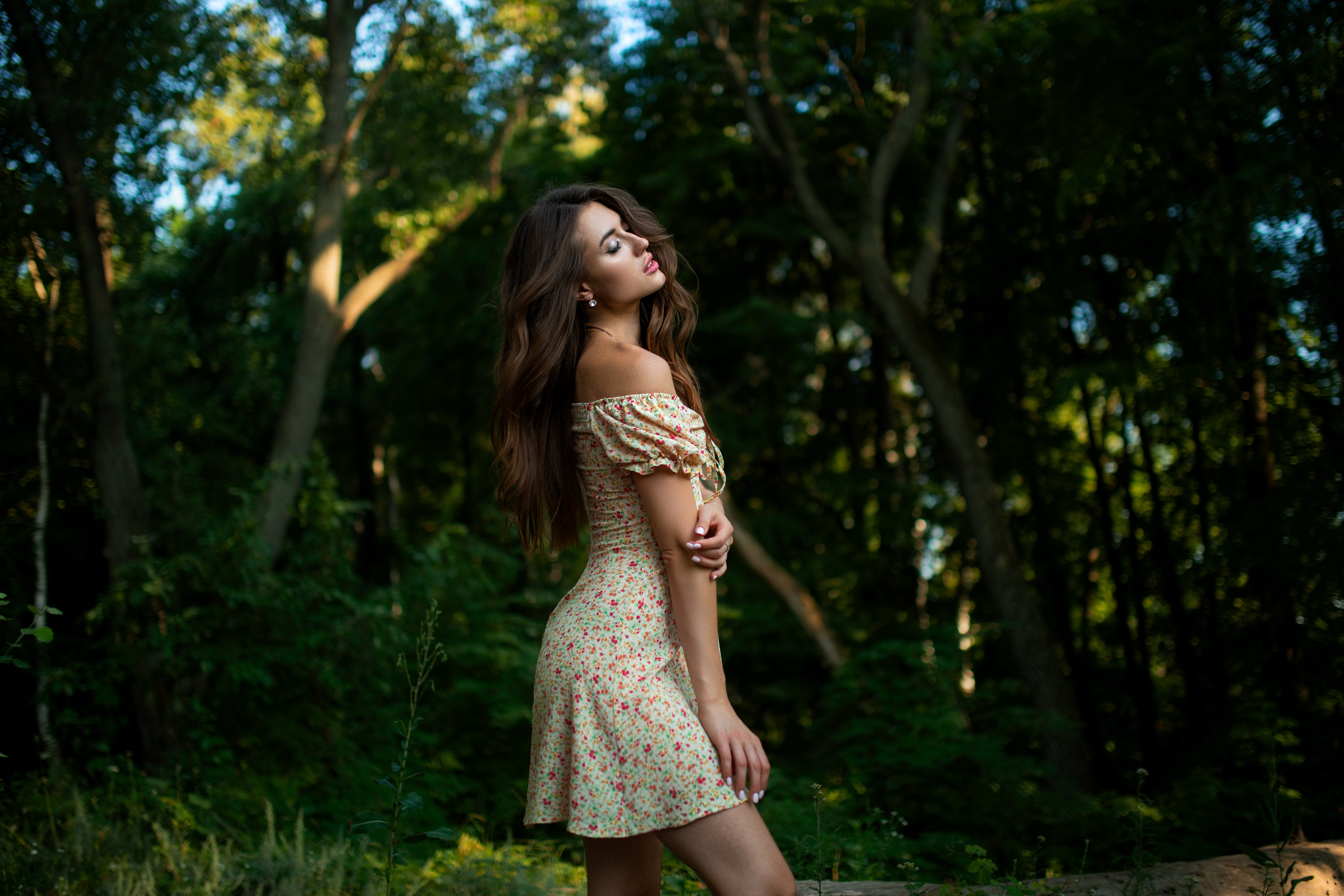 Летний фотосет с Анастасией в поле в формате для «себя»