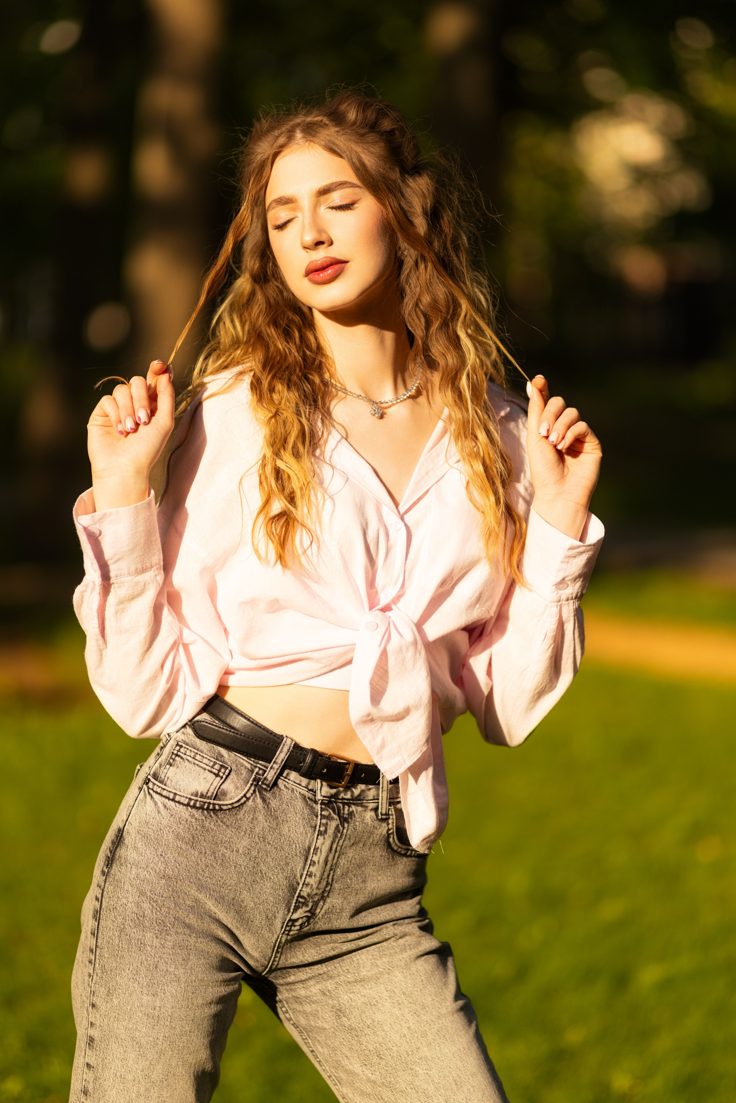 Съемка в парке Орленок с Ксенией в формате для «себя». Дмитрий Шульгин, портретный фотограф в Воронеже