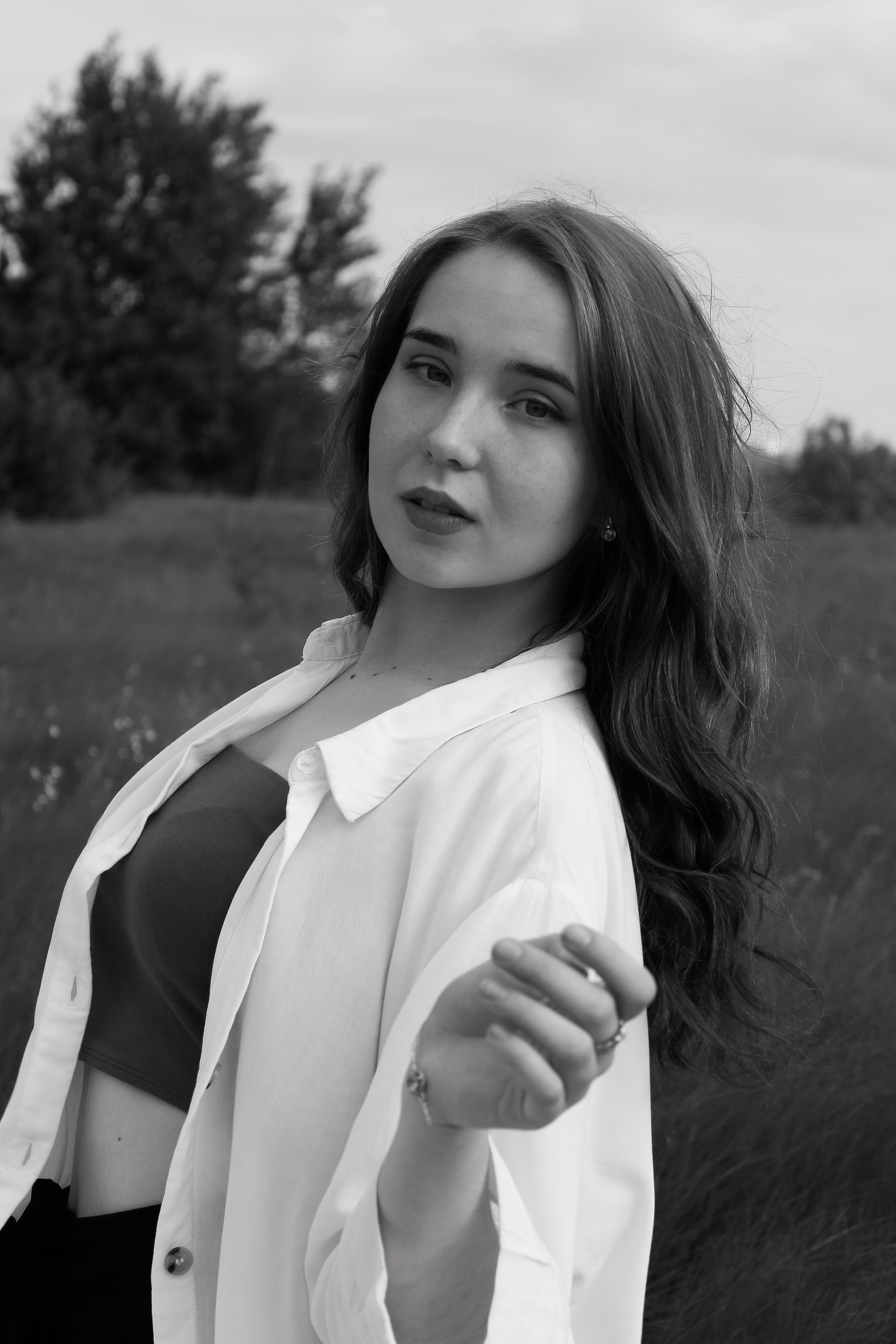 Дарья. В поле. Творческий фотограф в Казани Власкова Анастасия