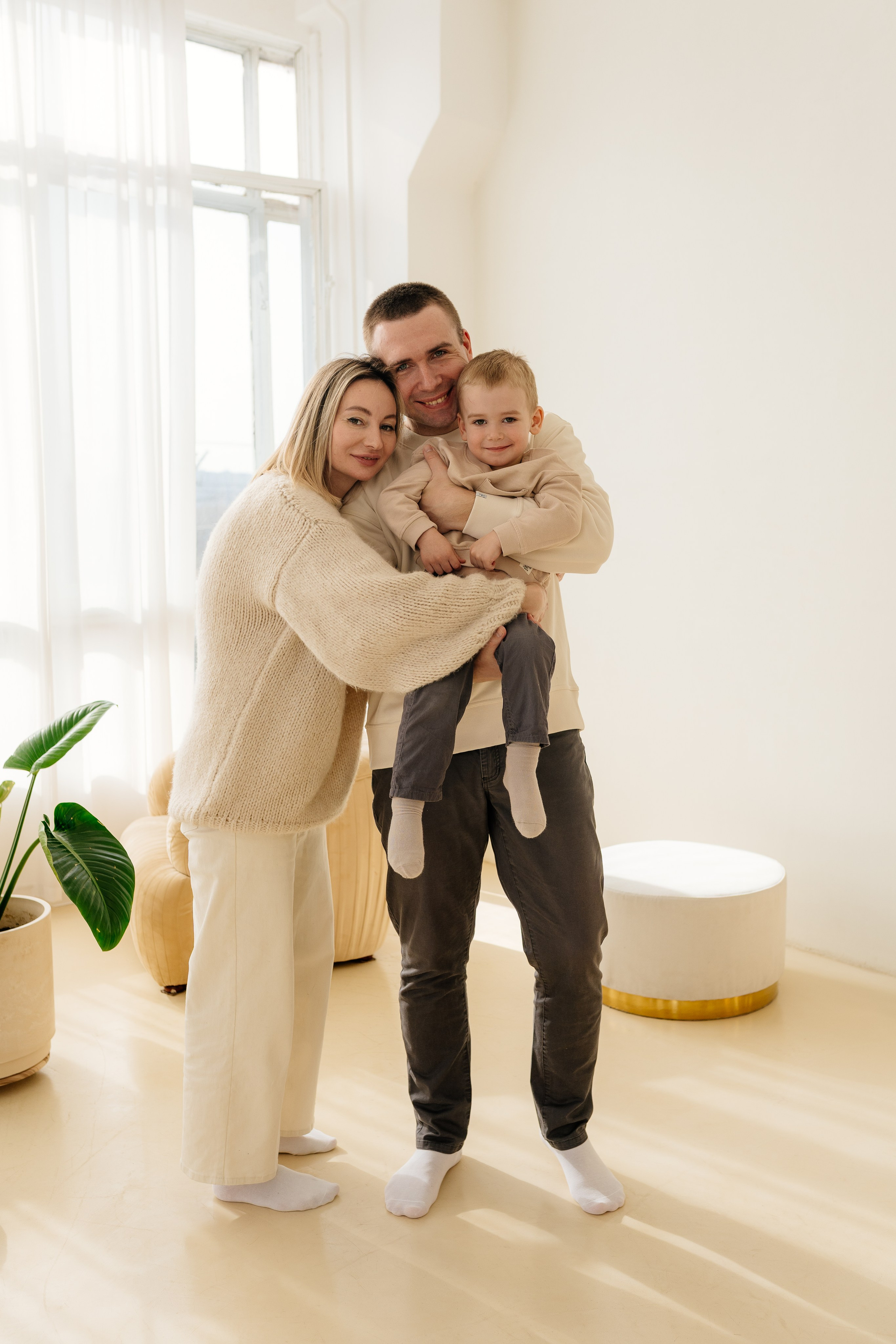 Ольга, Дмитрий и Ваня. Свадебный фотограф в Москве Анна Полушина