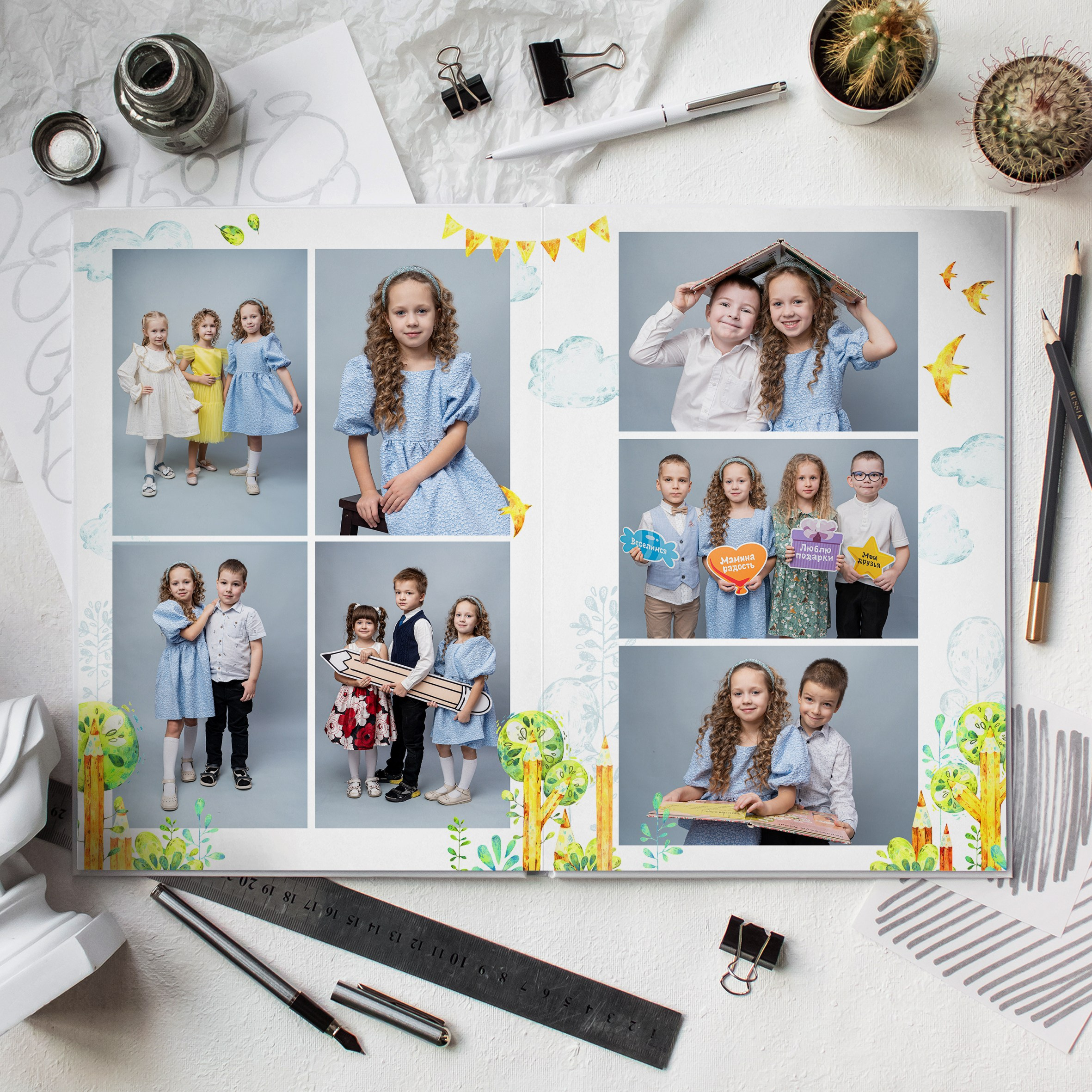 Выпускные альбомы. Детский сад. Фотограф Ольга Шупель