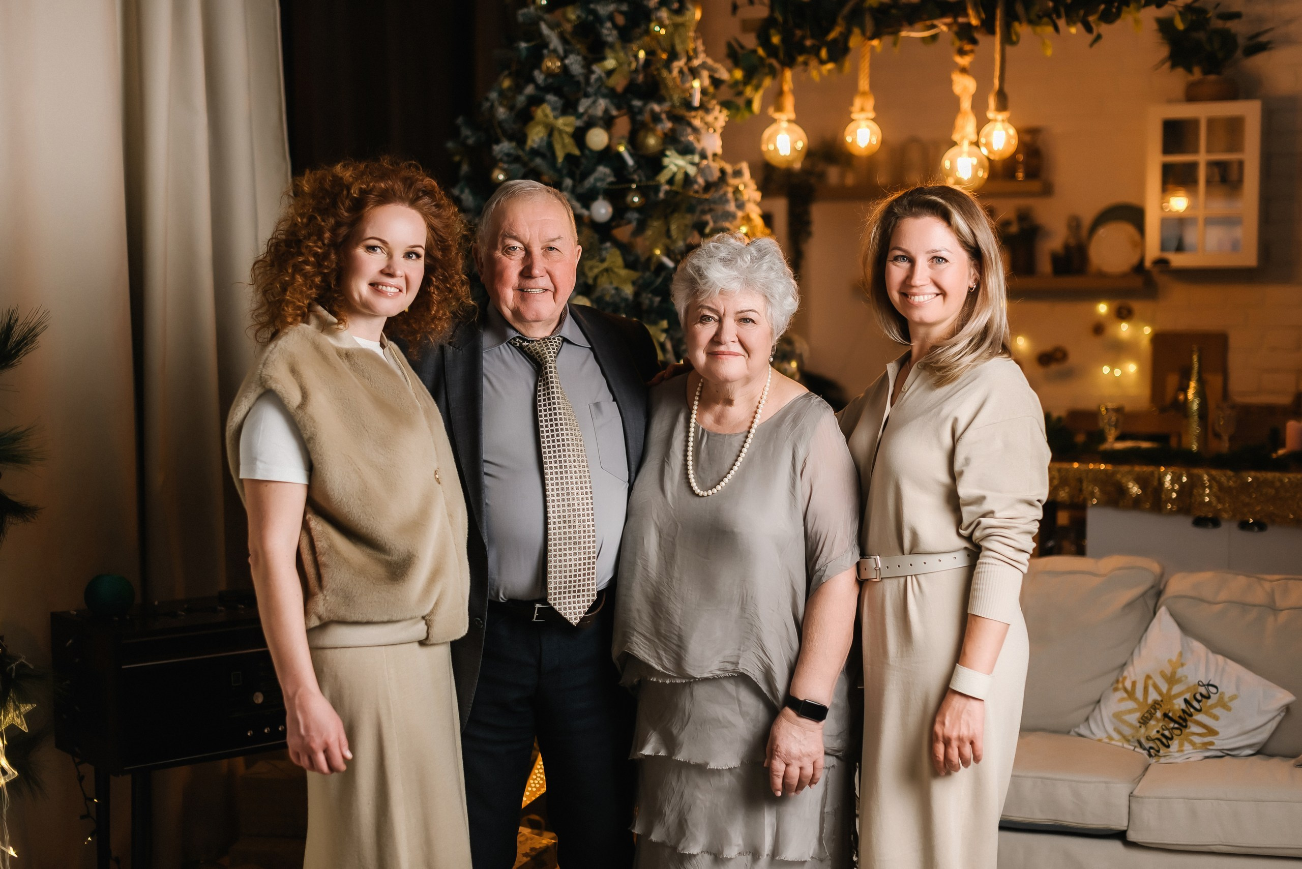 Новгодняя история большой семьи. Фотограф в Самаре Мария Шерер