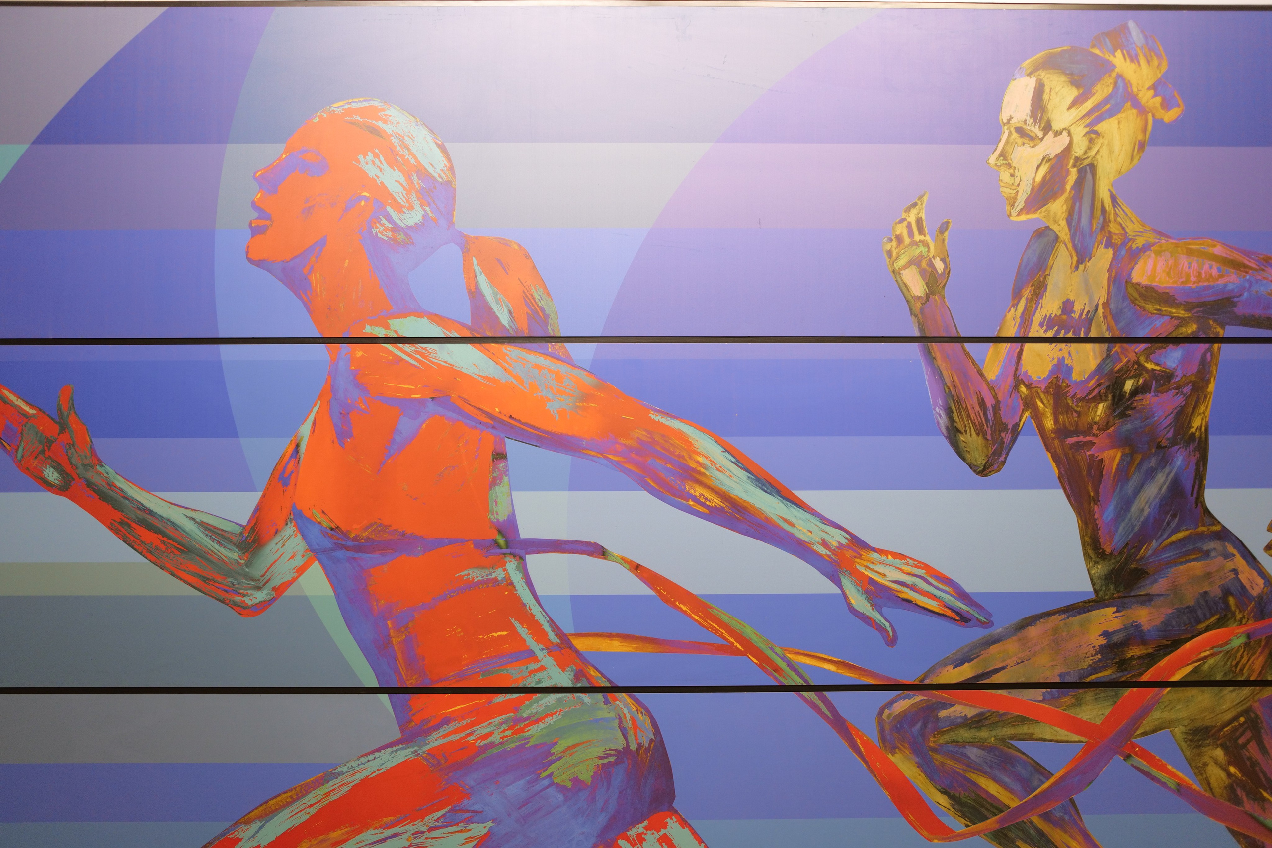 Спорт и метро. Интерьеры метро для съёмок.