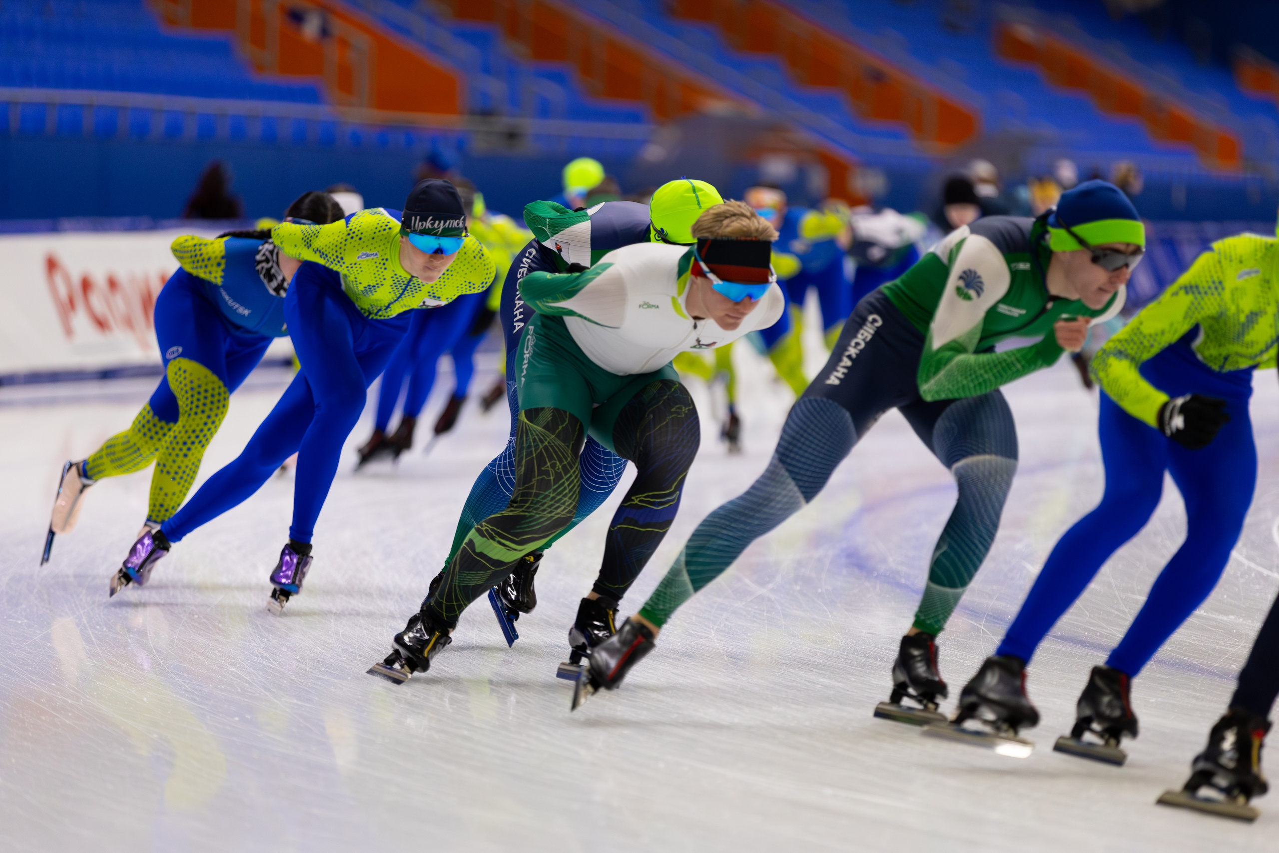 Тренировки. Конькобежный спорт. Иркутск, 2026. Спортивная съемка Мария Царфати