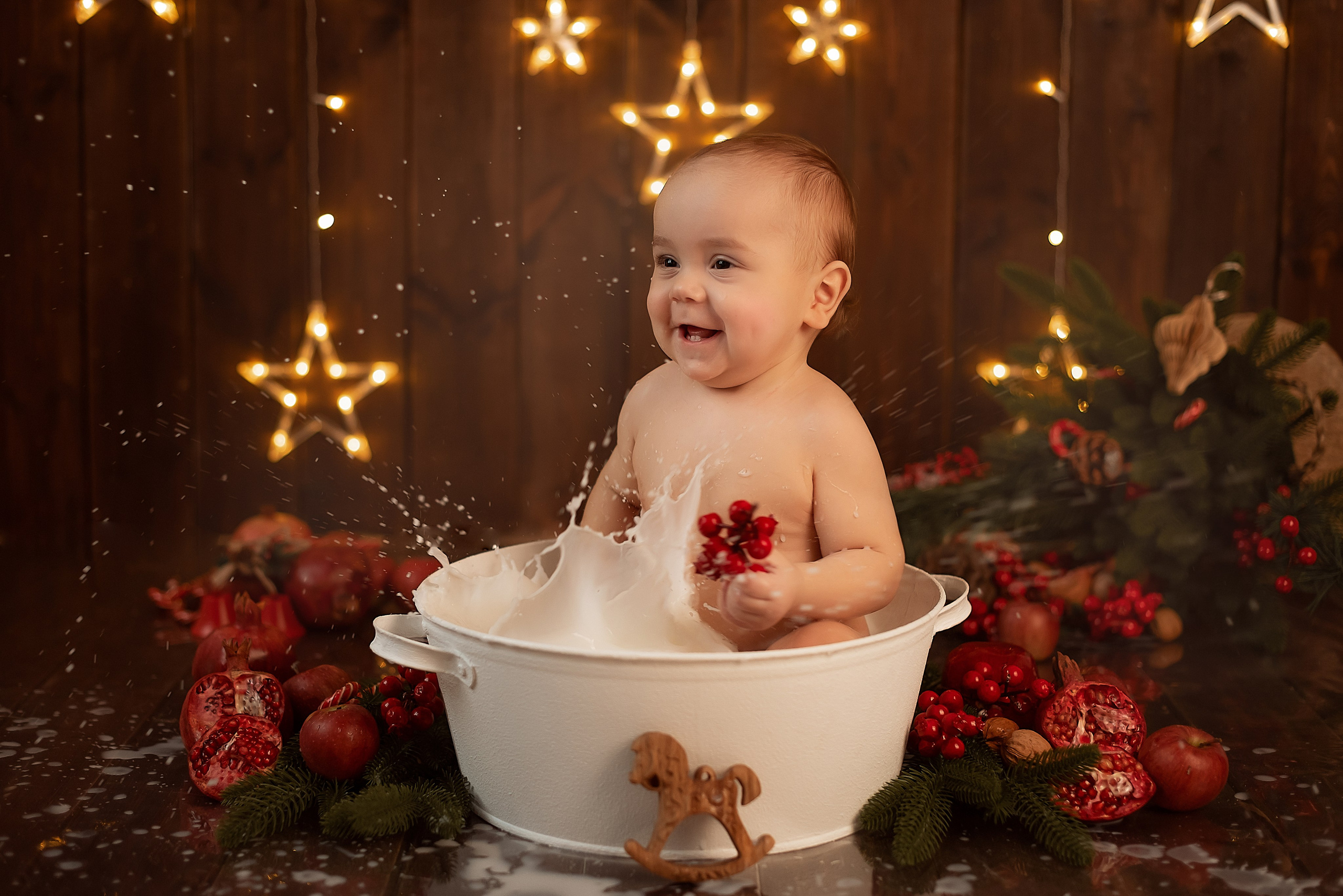 Детская съемка «Новогодние купашки». Детский фотограф в Санкт-Петербурге Татьяна Карпенко