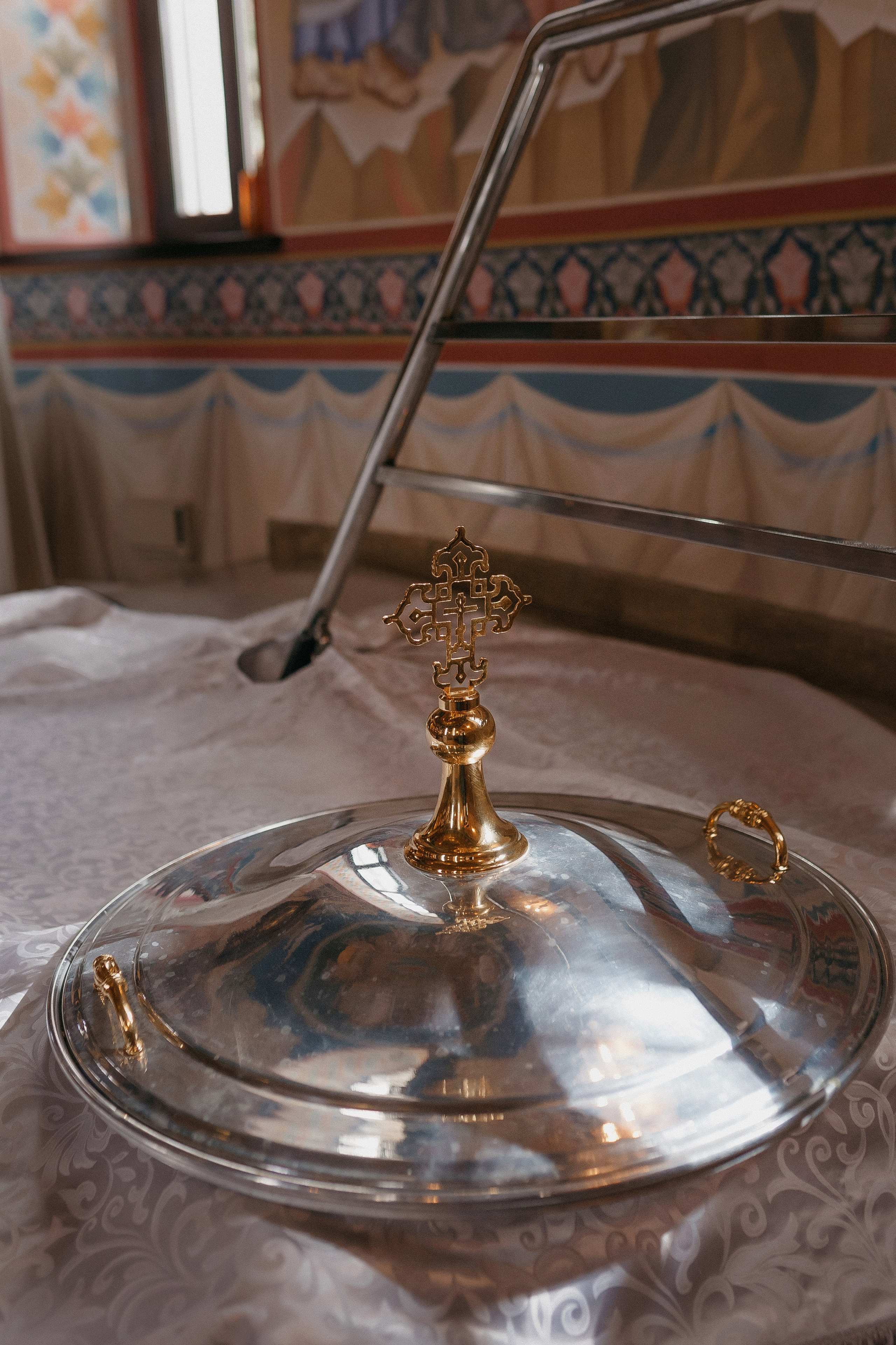 Крещение Артёма и Валерии. Храм Георгия Победоносца. Семейный фотограф в Сургуте